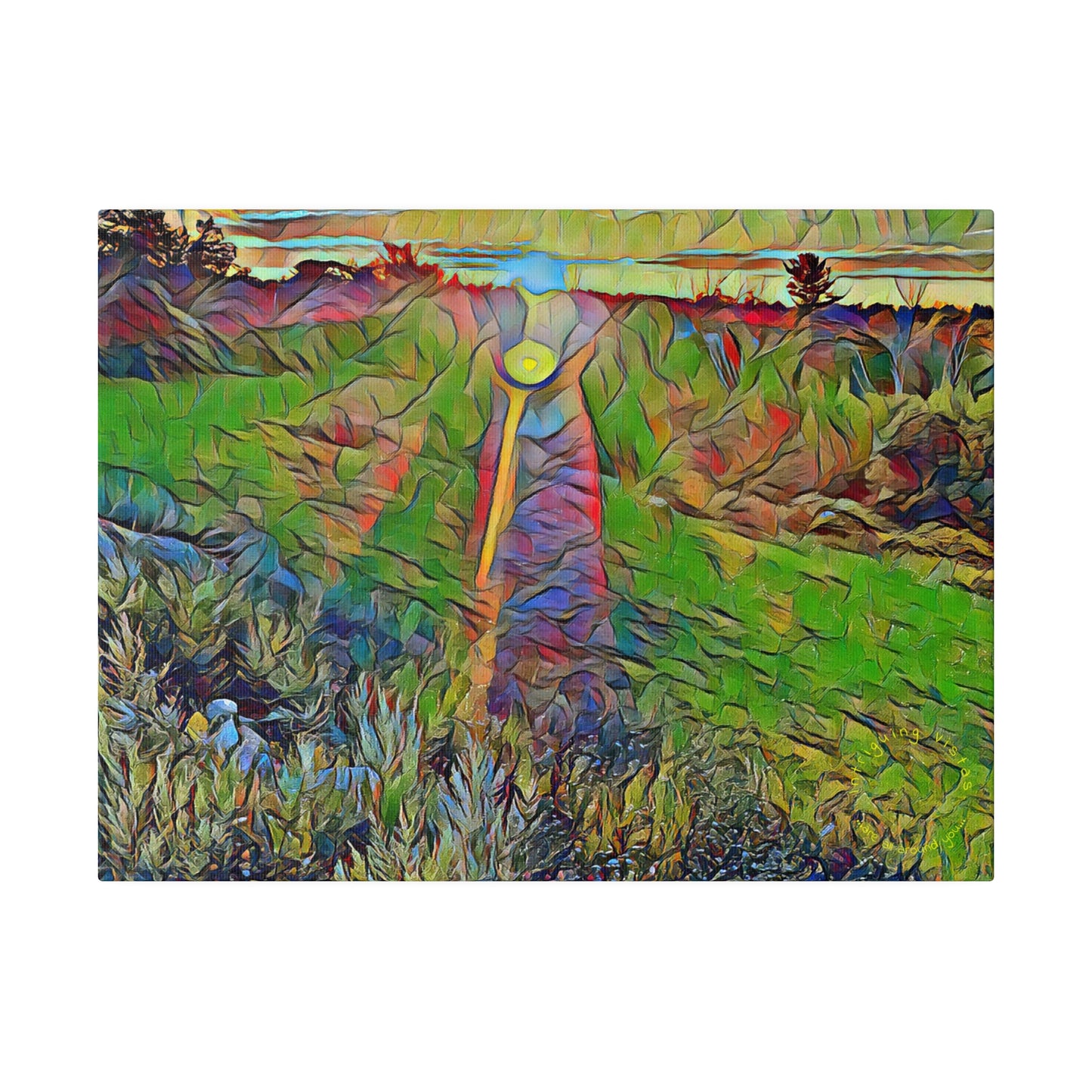 Intriguing Vistas™ Sunset Series Matte Canvas Print in 12 Horizontal Sizes!!