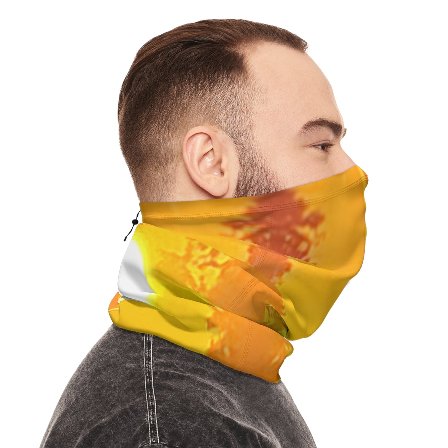 Custom Unisex Adult Winter Neck Gaiter With Drawstring From The Sunset Series At Intriguing Vistas