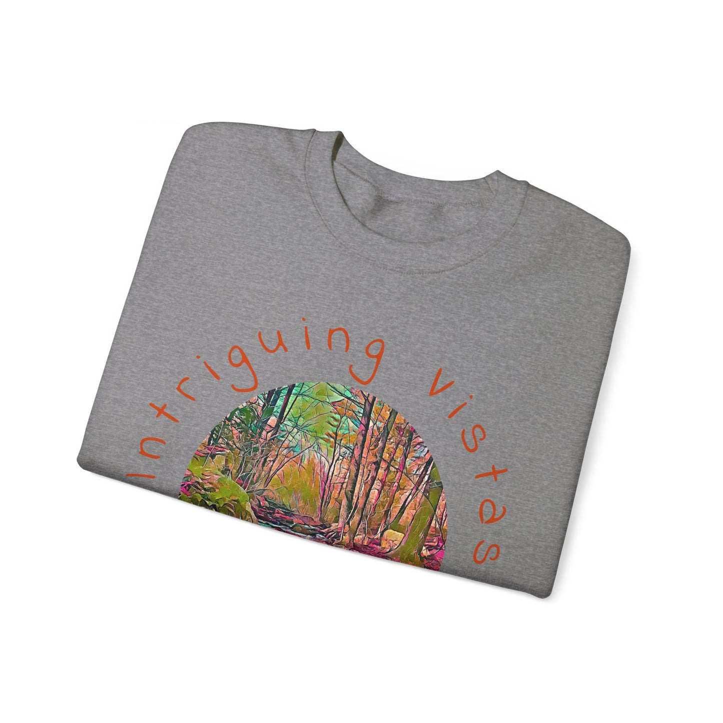 Intriguing Vistas™ Scenery Series Unisex Heavy Blend™ Crewneck Sweatshirt in 7 colors!