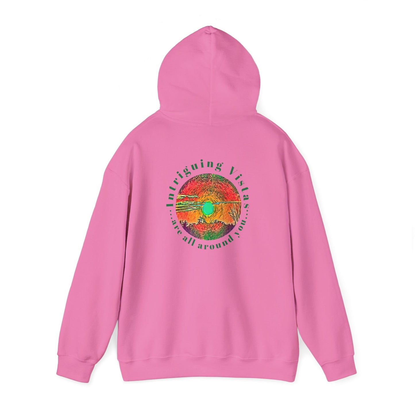 Gildan 18500 Unisex Adult Heavy Blend Crewneck Hooded Sweatshirt from the Sunset Series at Intriguing Vistas