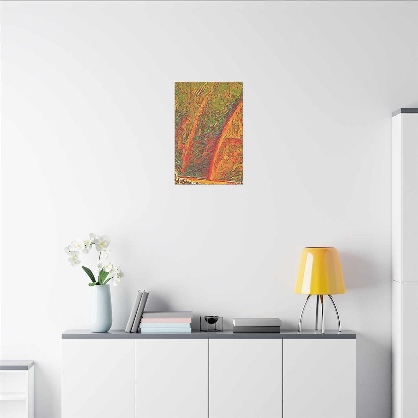 Canvas Print in Multiple Portrait Sizes from the Rainbow Series at Intriguing Vistas