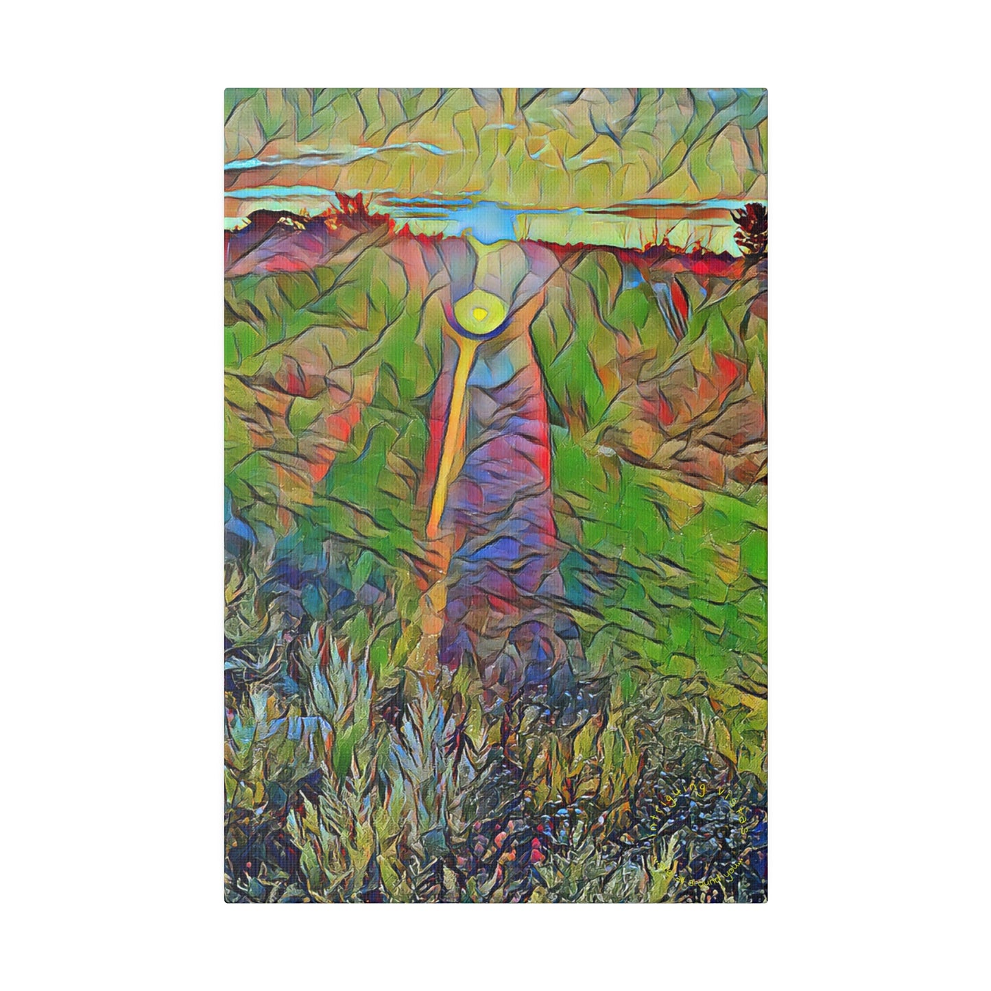 Intriguing Vistas™ Sunset Series Matte Canvas Print in 12 Portrait Sizes!!