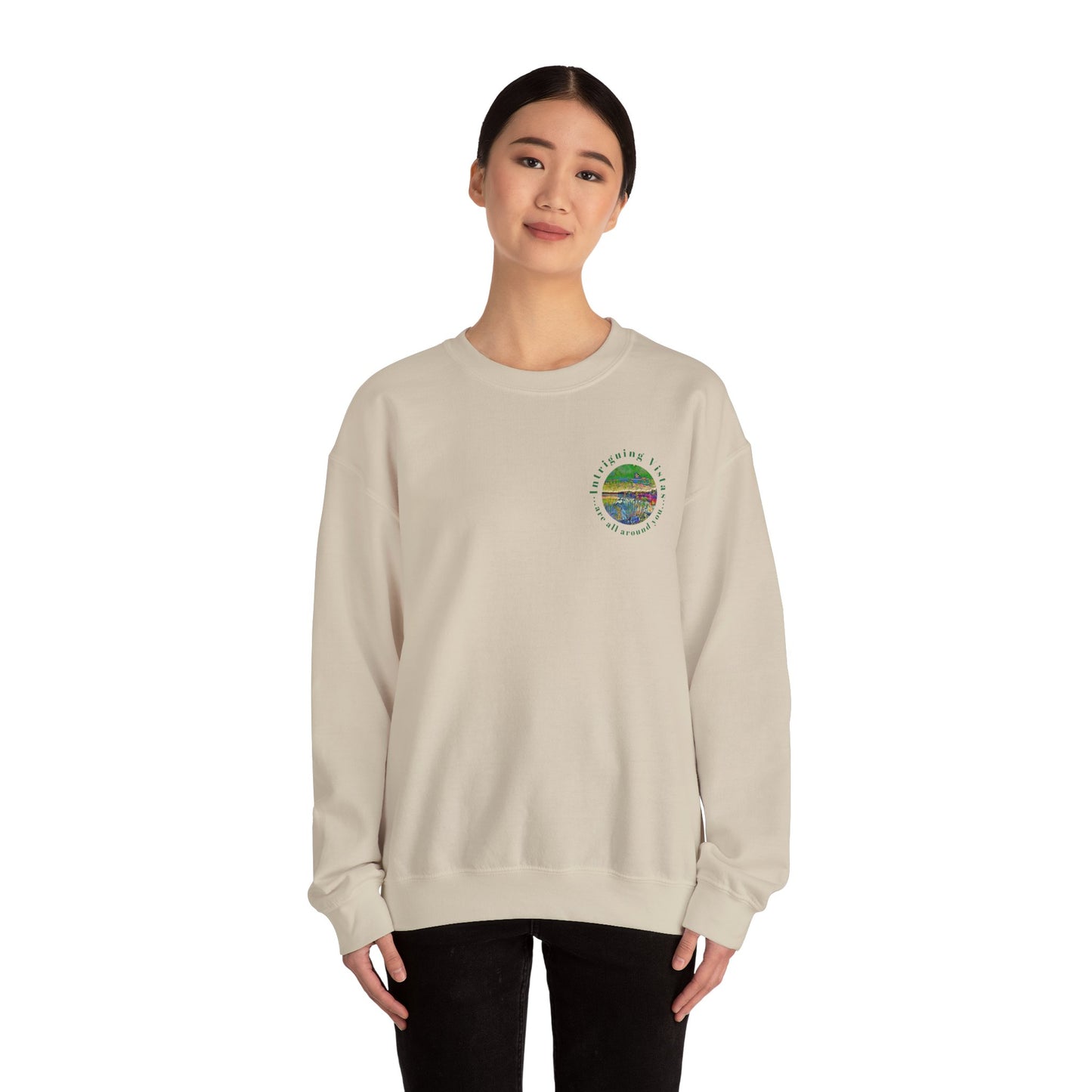 Gildan 18000 Unisex Adult Heavy Blend Crewneck Sweatshirt Available in Multiple Colors from the Scenery Series at Intriguing Vistas