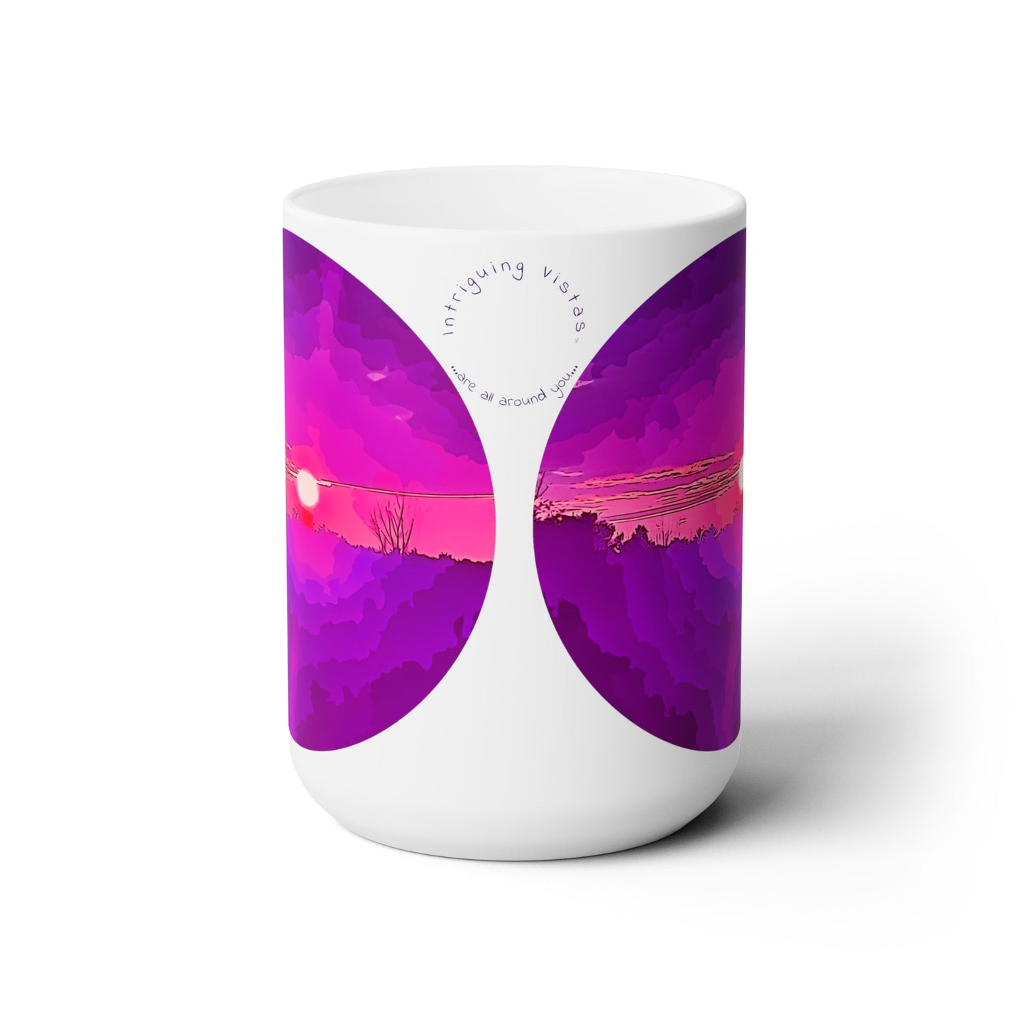 Intriguing Vistas™ Sunset Series Ceramic Mug 15oz