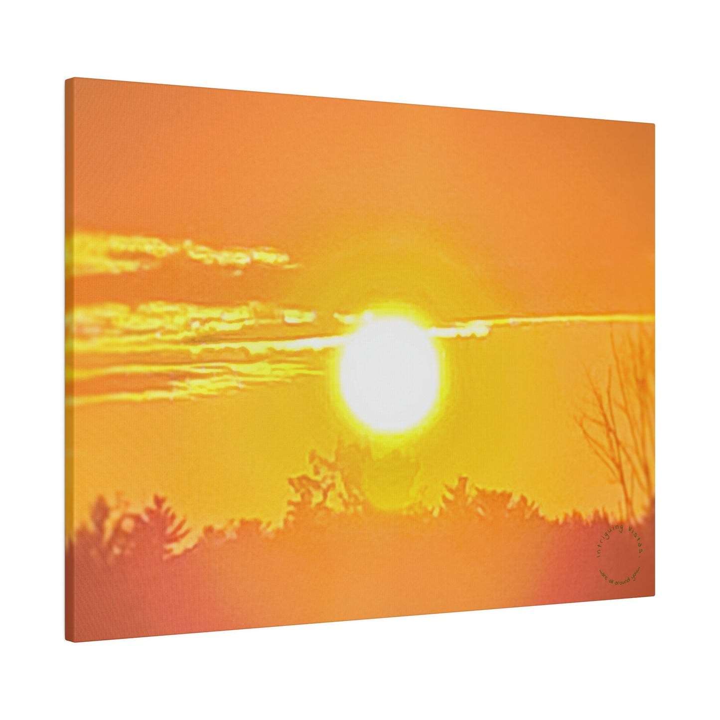 Intriguing Vistas™ Sunset Series Matte Canvas Print in 12 Landscape Sizes!!