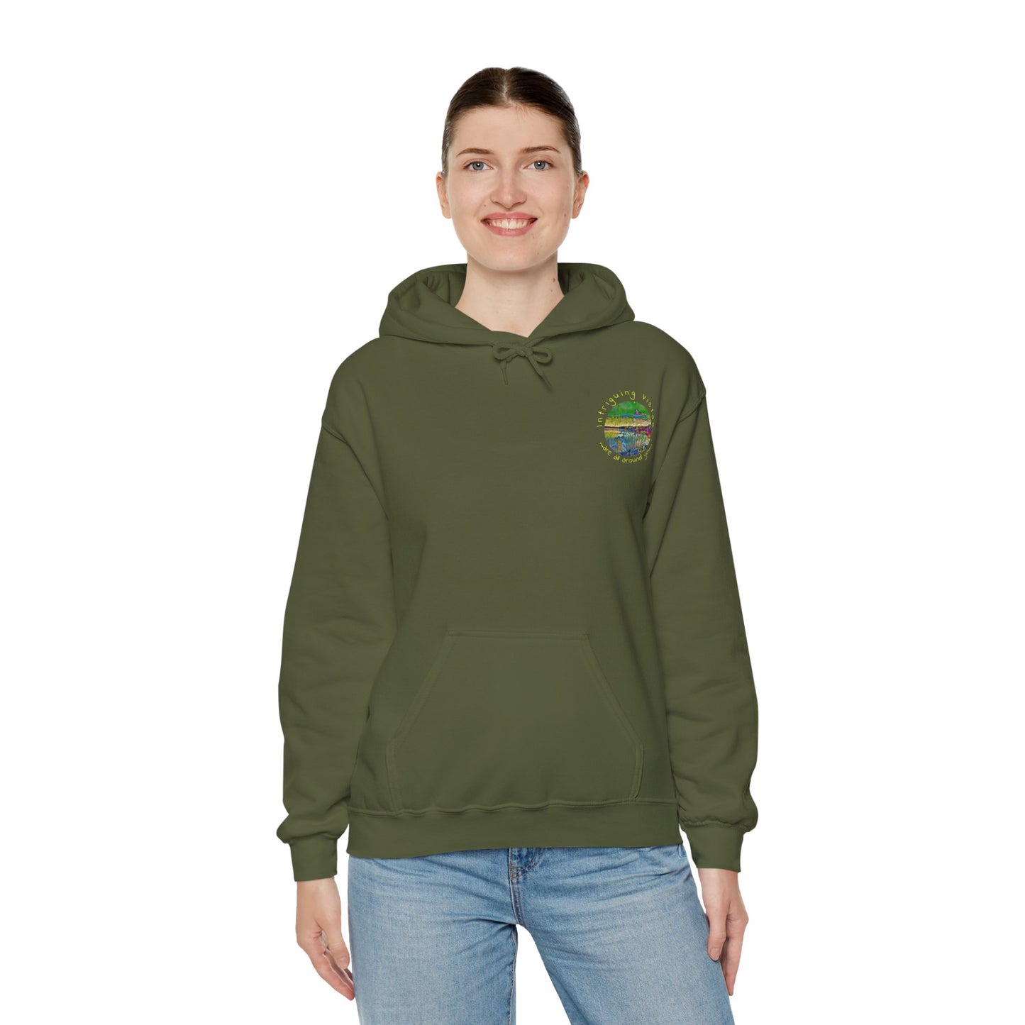 Intriguing Vistas™ Scenery Series Unisex Heavy Blend™ Hooded Sweatshirt