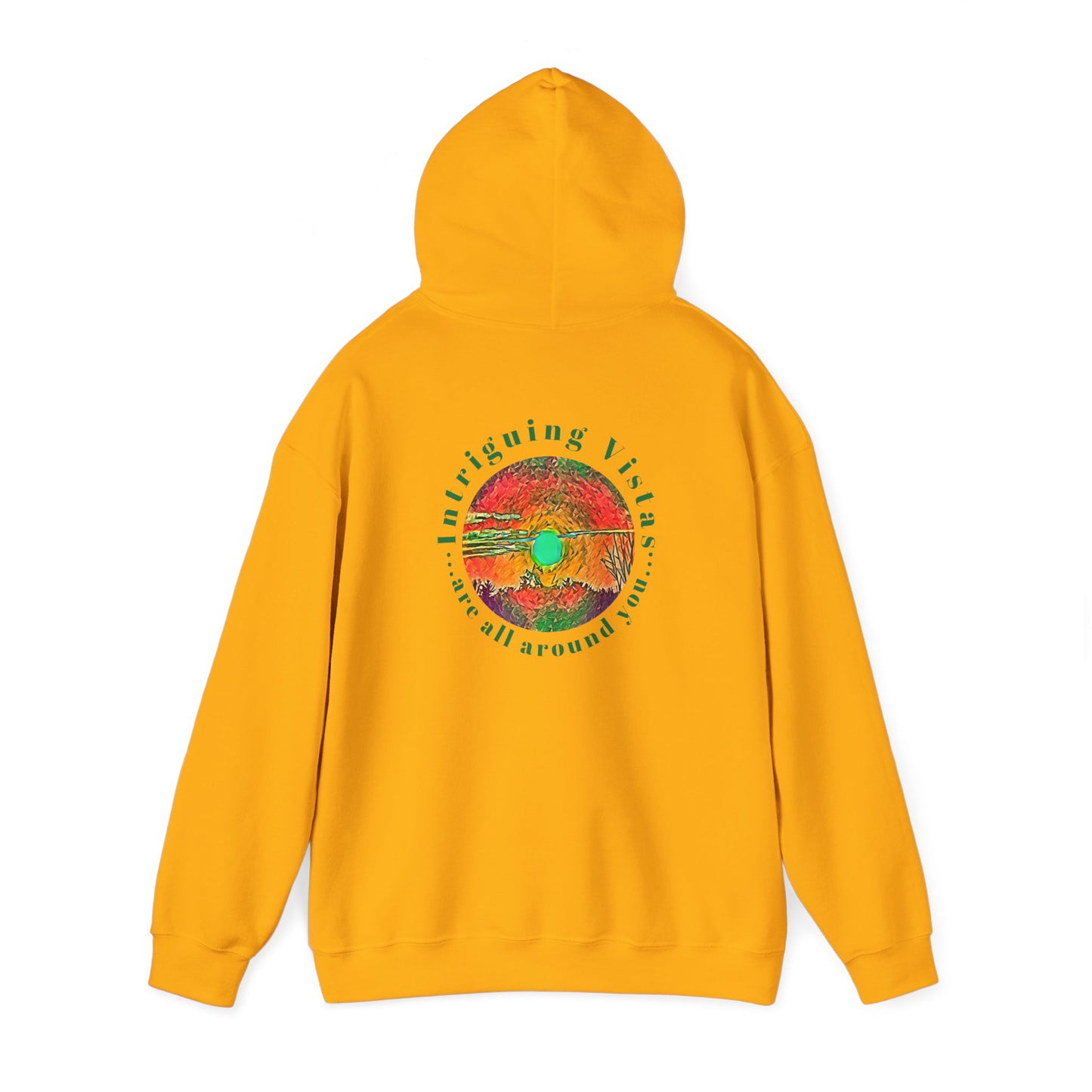 Gildan 18500 Unisex Adult Heavy Blend Crewneck Hooded Sweatshirt from the Sunset Series at Intriguing Vistas