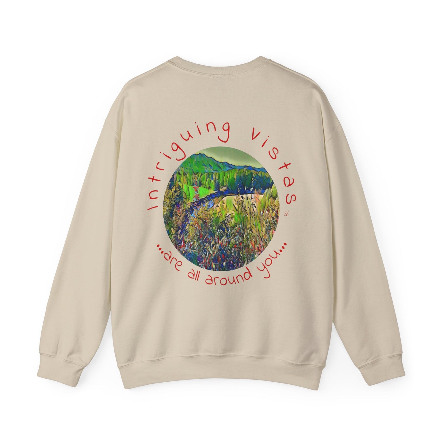 Intriguing Vistas™ Scenery Series Unisex Heavy Blend™ Crewneck Sweatshirt in 7 colors!!