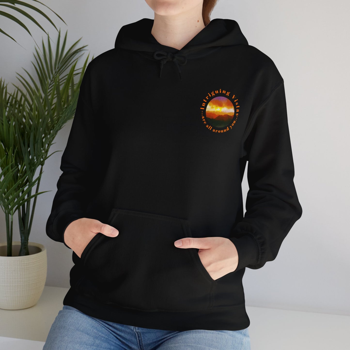 Gildan 18500 Unisex Adult Heavy Blend Crewneck Hooded Sweatshirt from the Sunset Series at Intriguing Vistas