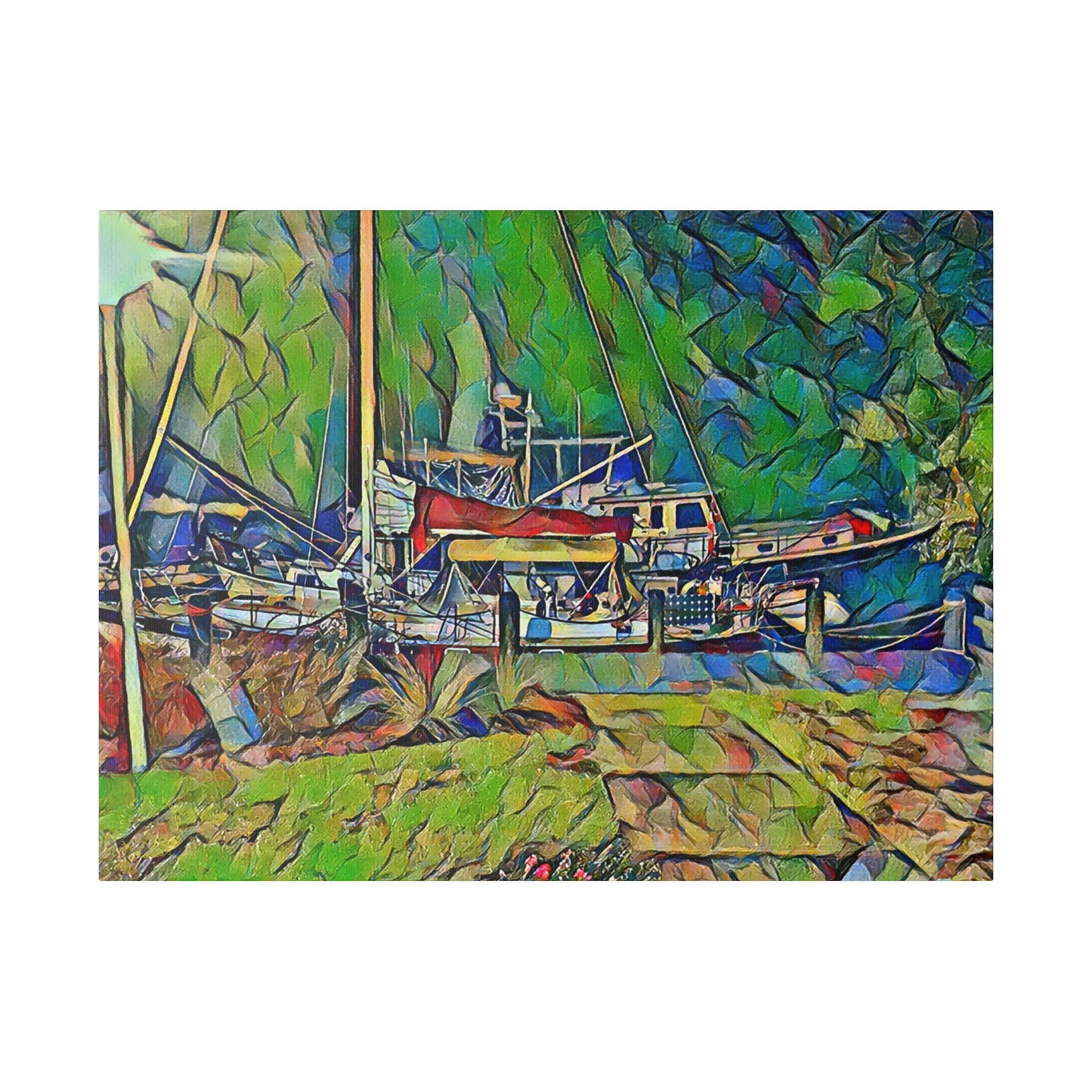 Intriguing Vistas™ Nautical Series Matte Canvas Print in 12 Landscape Sizes!!