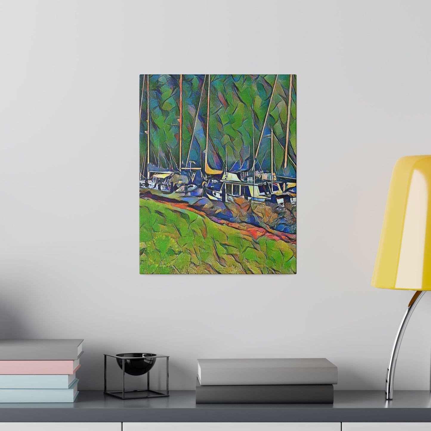 Intriguing Vistas™ Nautical Series Matte Canvas Print in 12 Portrait Sizes!!