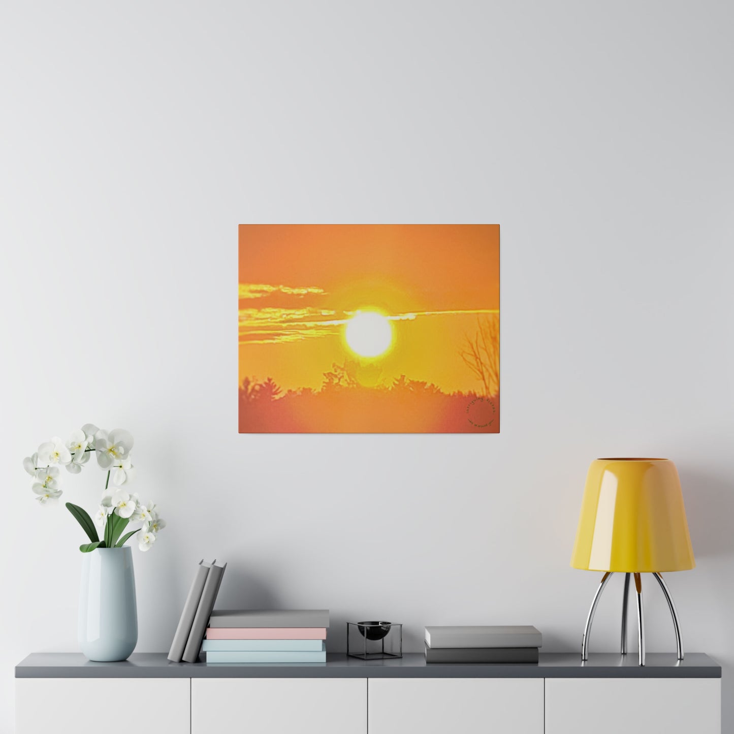 Intriguing Vistas™ Sunset Series Matte Canvas Print in 12 Landscape Sizes!!