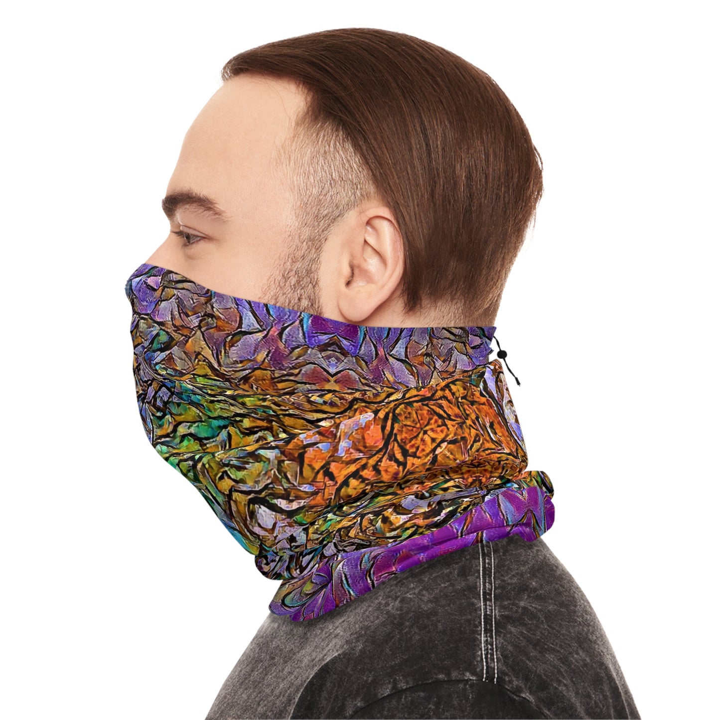 Intriguing Vistas™ Night Sky Series Winter Neck Gaiter With Drawstring