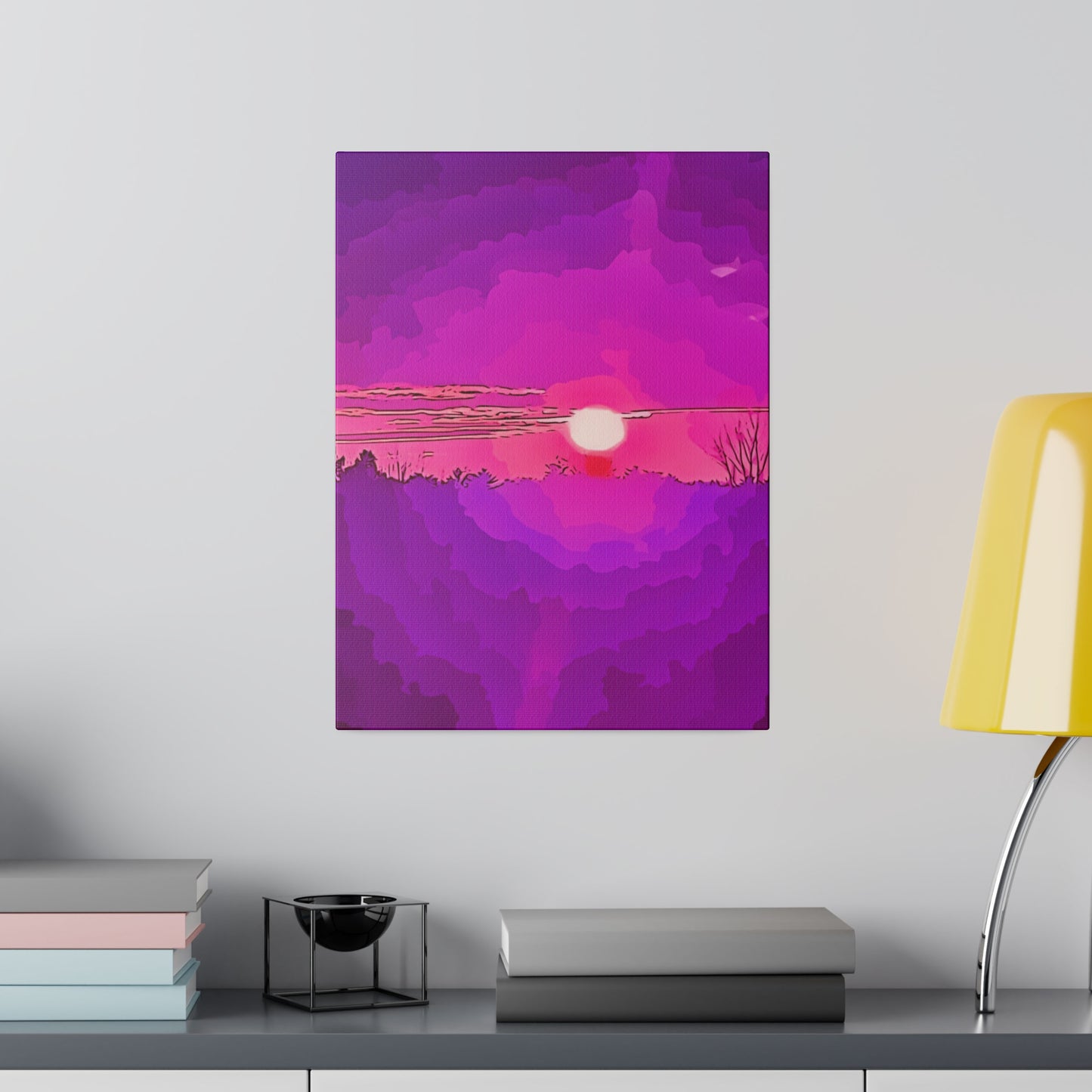 Canvas Print in Multiple Portrait Sizes from the Sunset Series at Intriguing Vistas