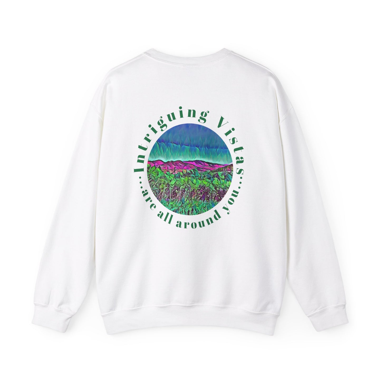 Gildan 18000 Unisex Adult Heavy Blend Crewneck Sweatshirt Available in Multiple Colors from the Scenery Series at Intriguing Vistas