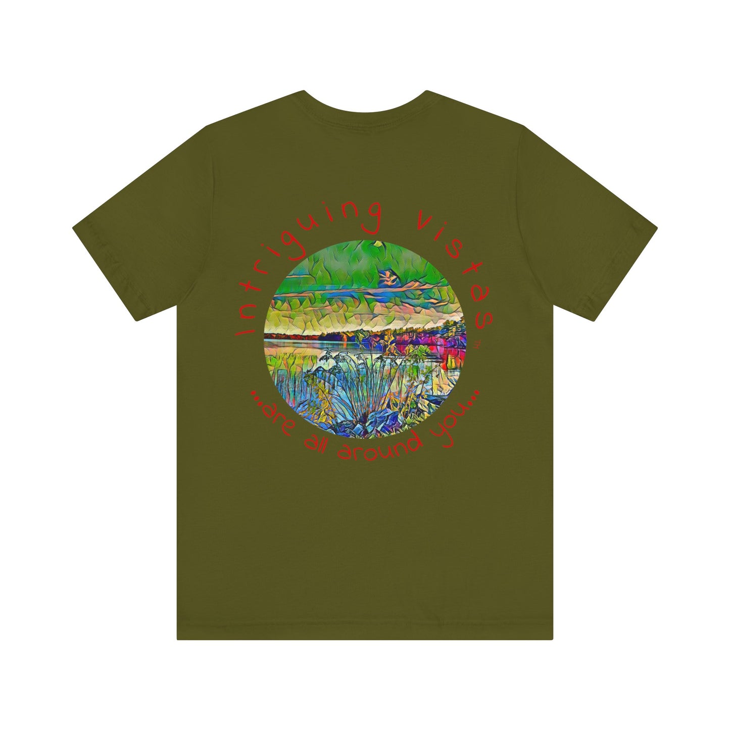 Intriguing Vistas™Scenery Series Unisex Jersey Short Sleeve Tee