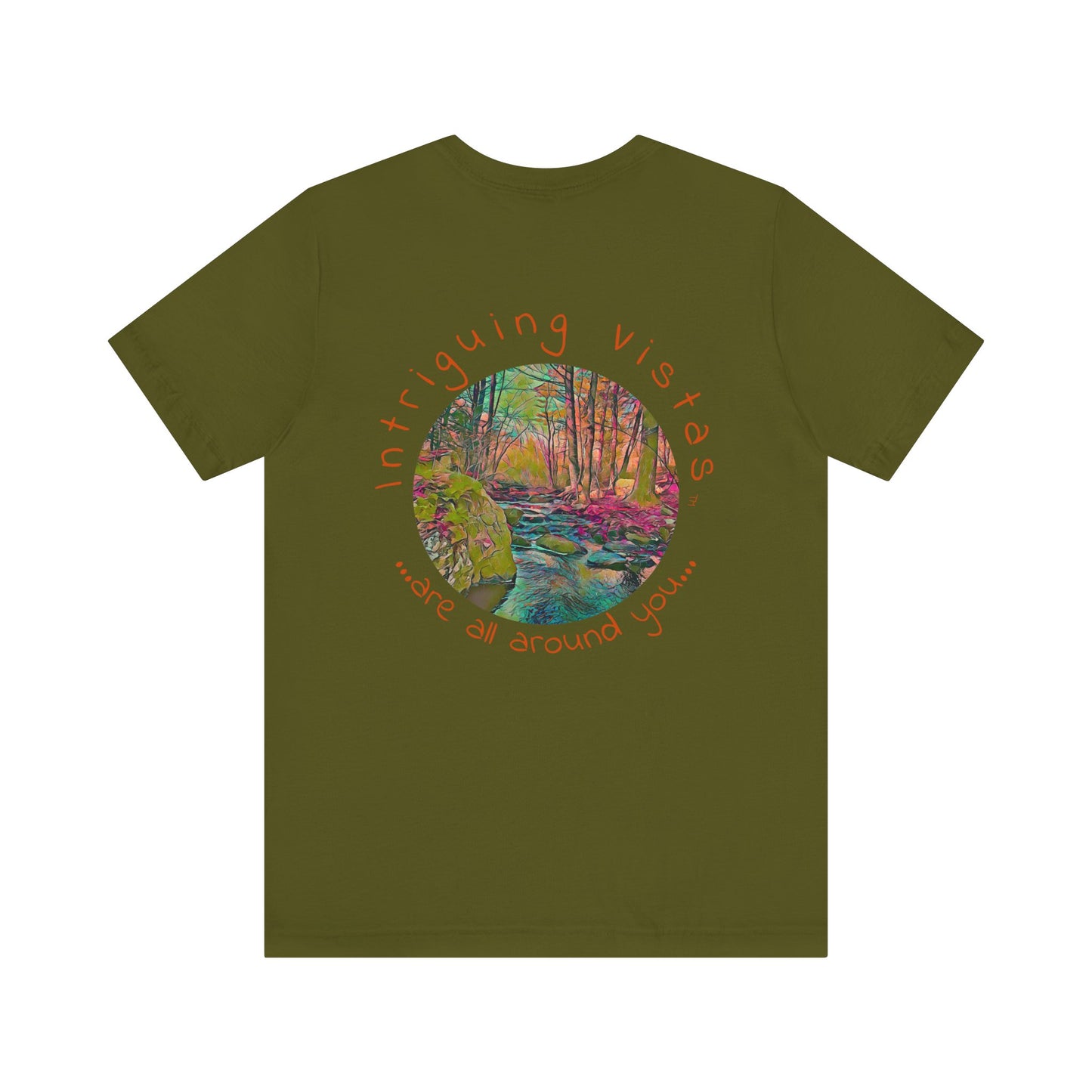 Bella + Canvas 3001 Unisex Jersey Short Sleeve Tee from the Intriguing Vistas Scenery Series