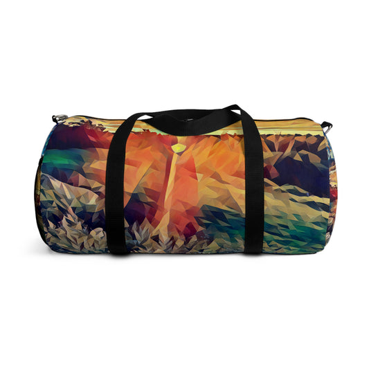 Custom Duffel Bag available in two sizes from the Sunset Series at Intriguing Vistas