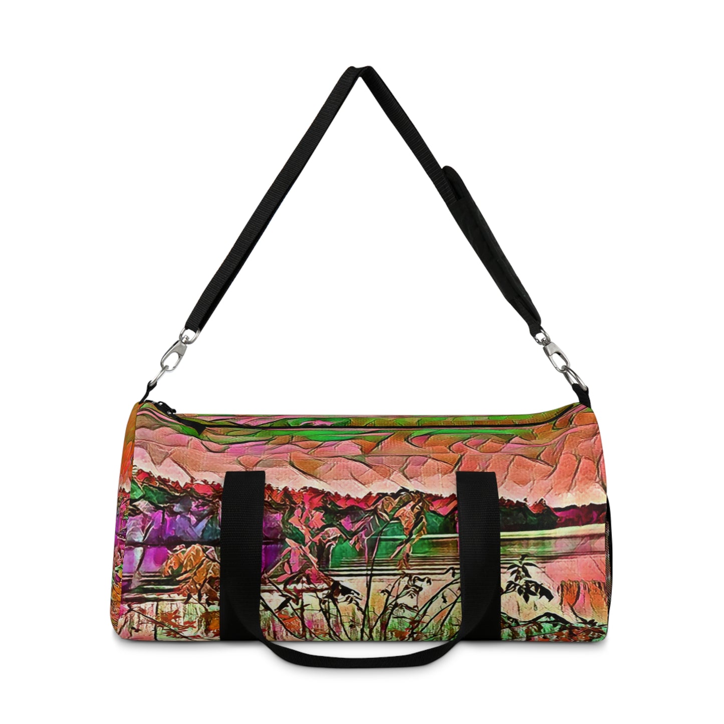 Custom Duffel Bag available in two sizes from the Scenery Series at Intriguing Vistas