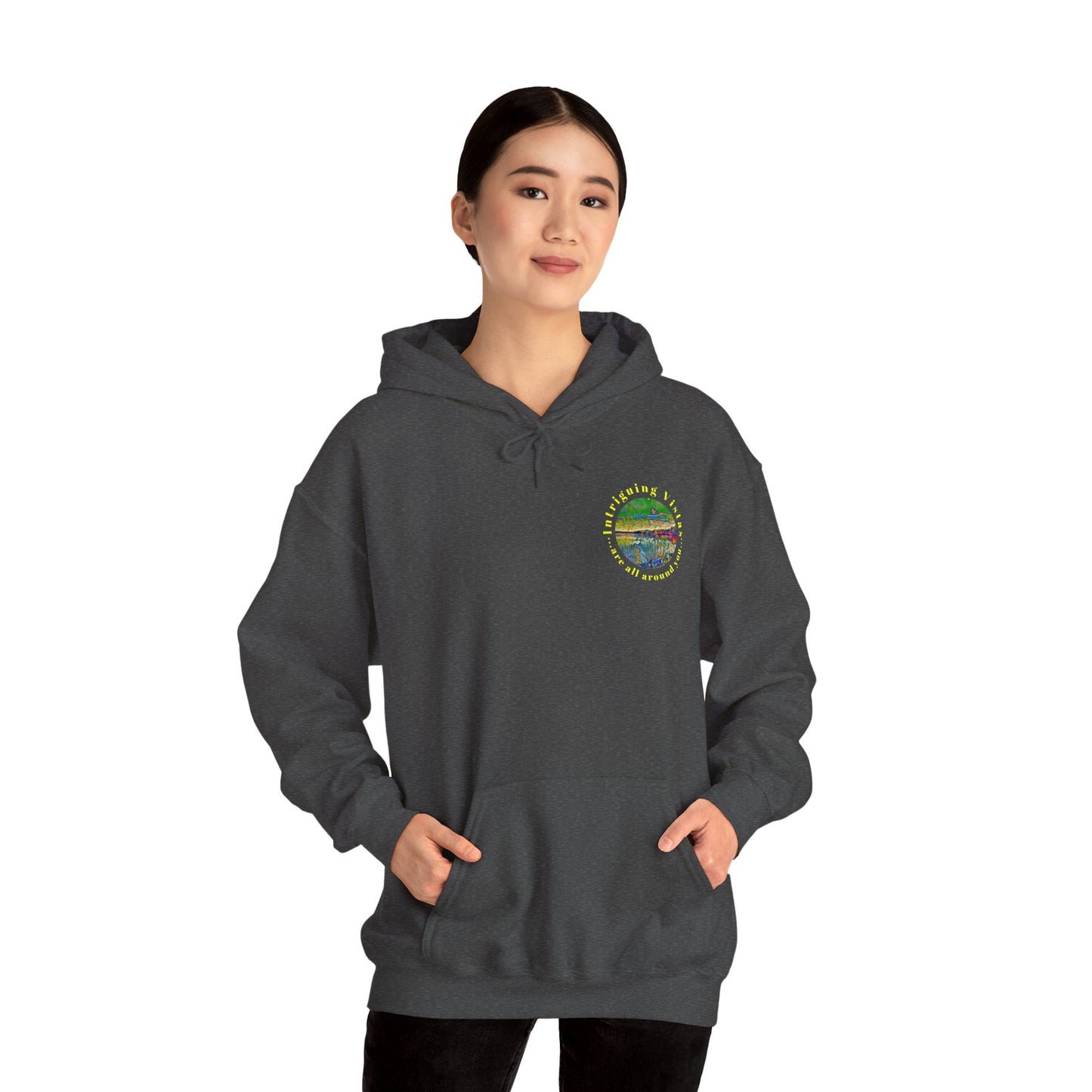 Gildan 18500 Unisex Adult Heavy Blend Crewneck Hooded Sweatshirt from the Scenery Series at Intriguing Vistas