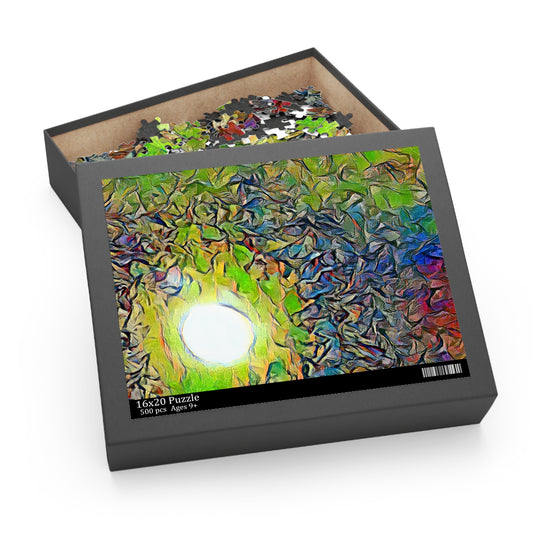 Custom Jigsaw Puzzle Available in Three Sizes from the Night Sky Series at Intriguing Vistas