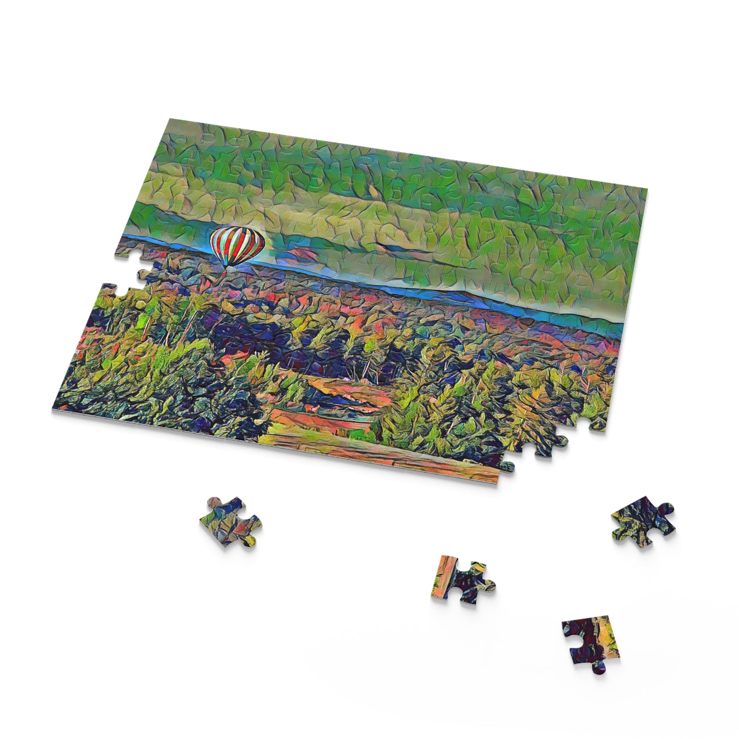 Custom Jigsaw Puzzle Available in Three Sizes from the Scenery Series at Intriguing Vistas