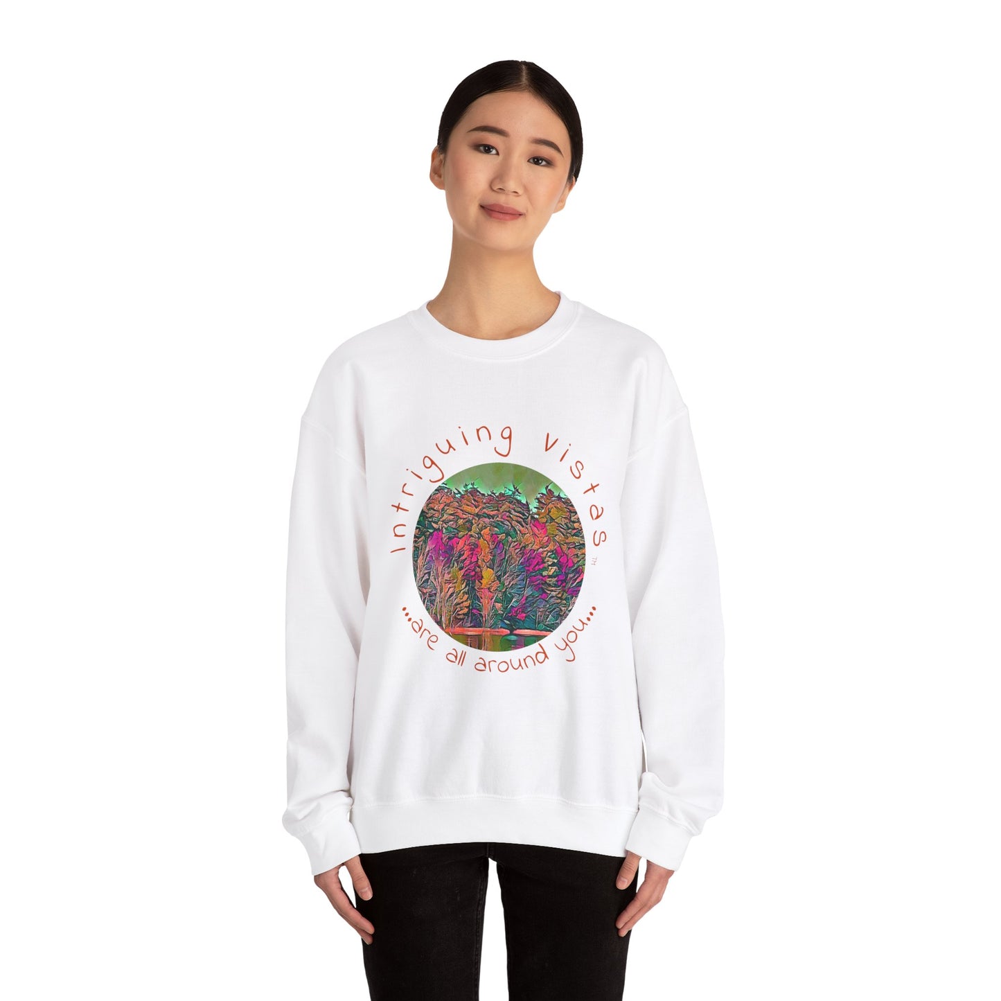 Gildan 18000 Unisex Adult Heavy Blend Crewneck Sweatshirt from the Scenery Series at Intriguing Vistas