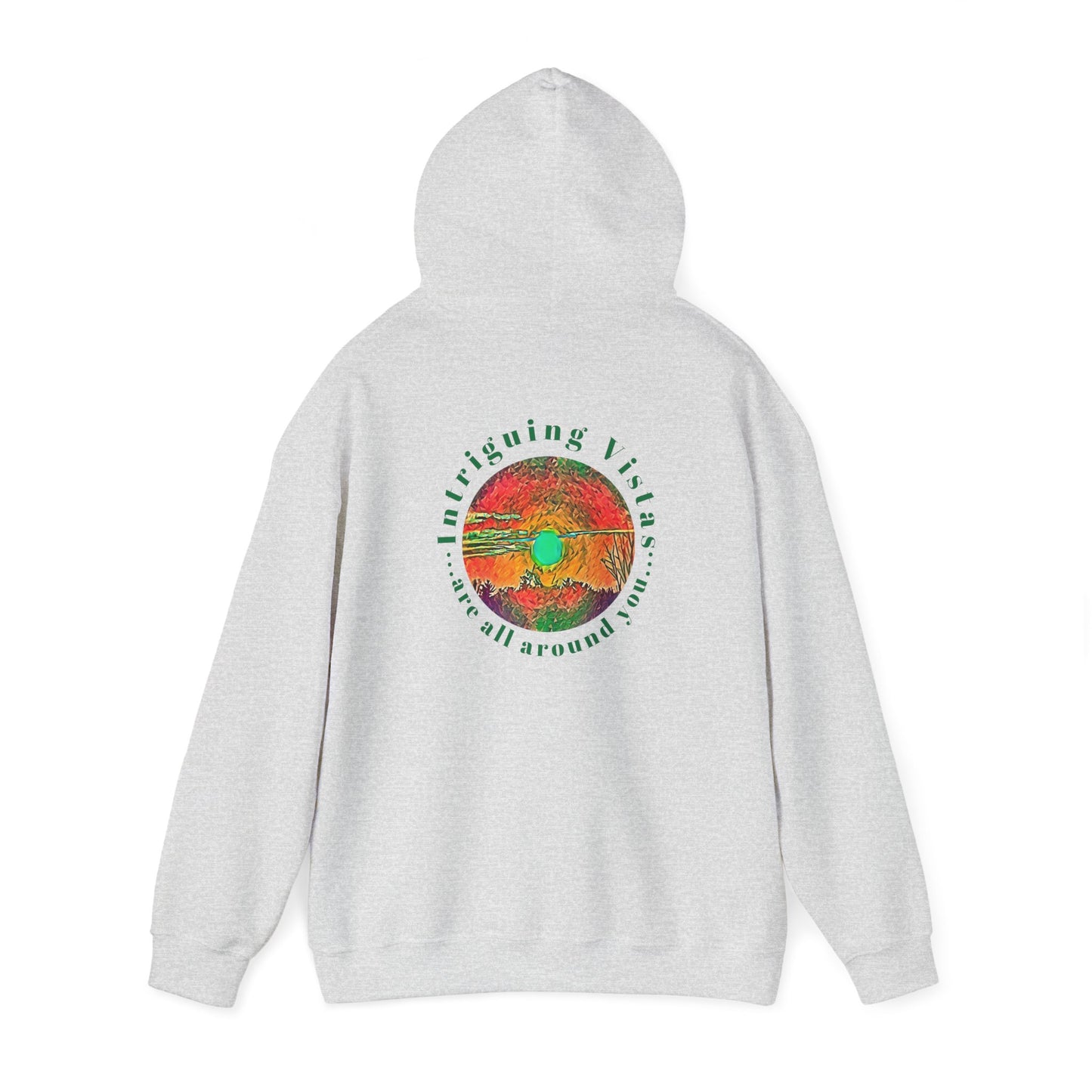 Gildan 18500 Unisex Adult Heavy Blend Crewneck Hooded Sweatshirt from the Sunset Series at Intriguing Vistas