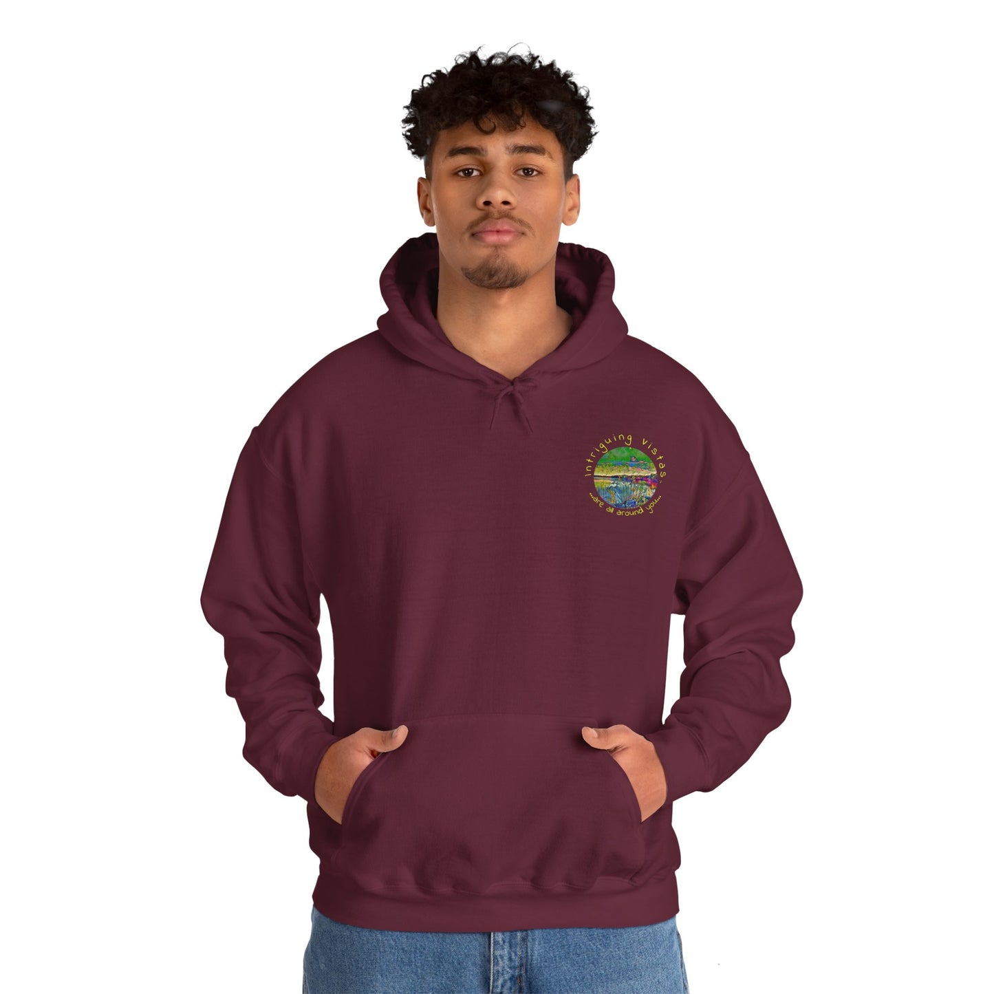 Intriguing Vistas™ Scenery Series Unisex Heavy Blend™ Hooded Sweatshirt