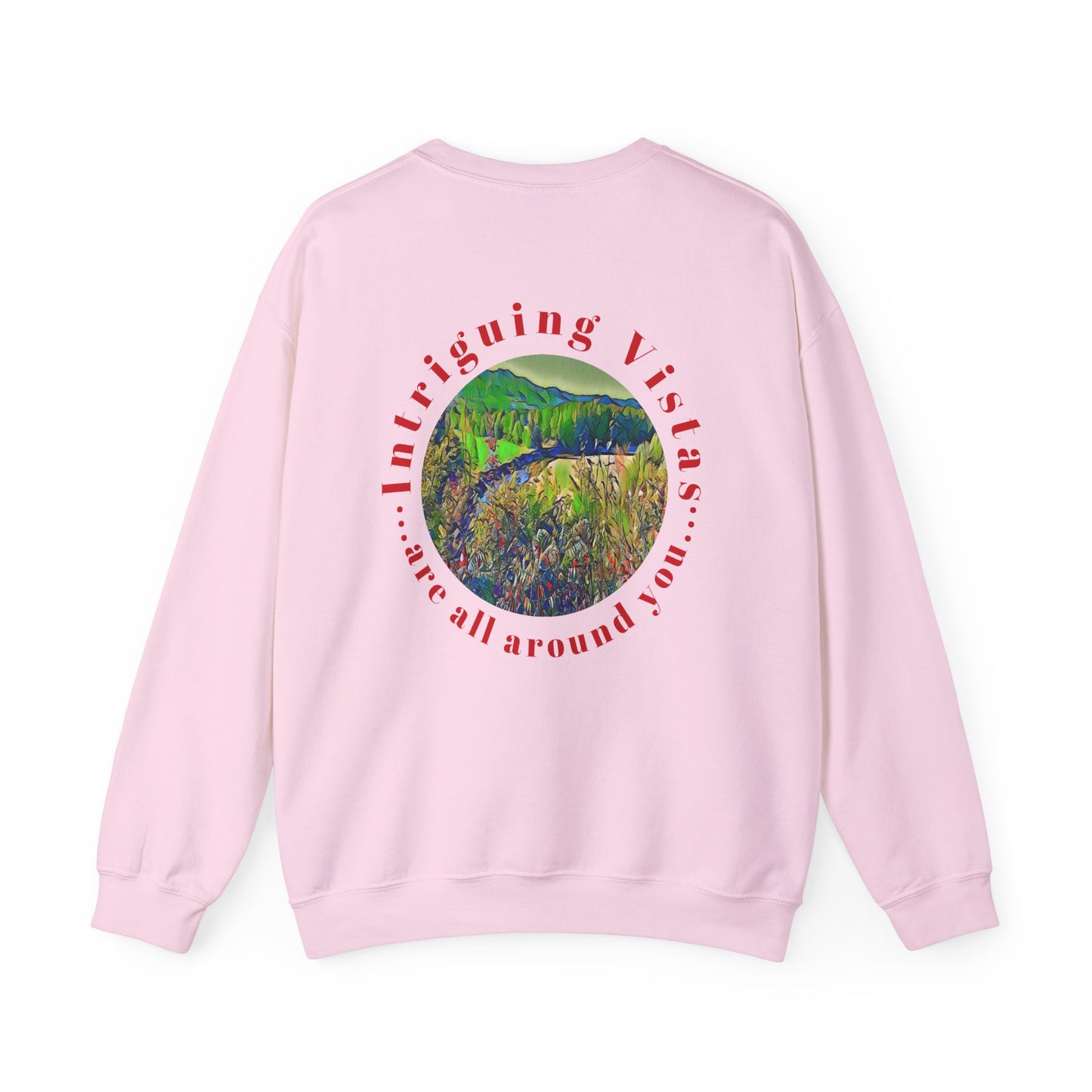 Gildan 18000 Unisex Adult Heavy Blend Crewneck Sweatshirt Available in Multiple Colors from the Scenery Series at Intriguing Vistas