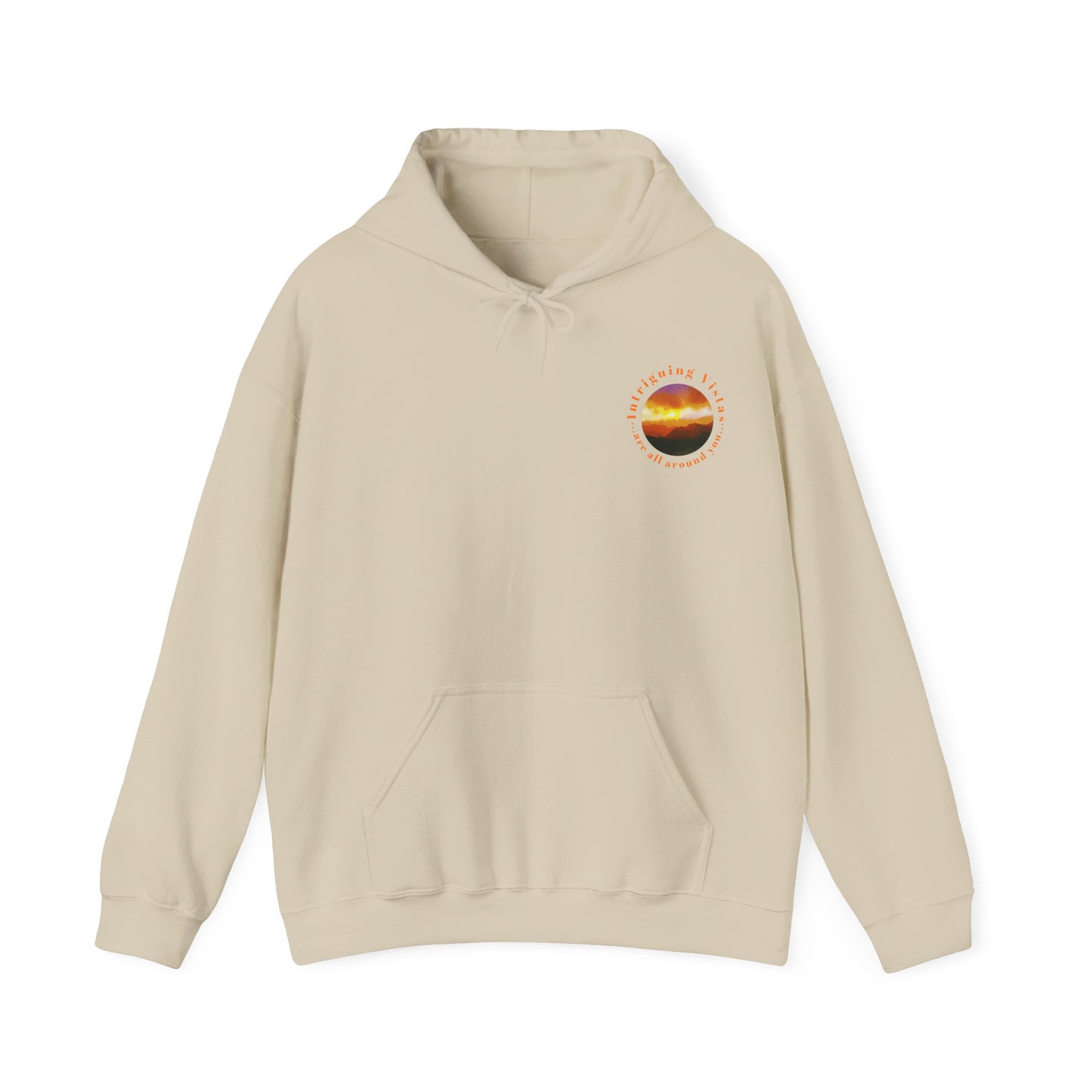 Gildan 18500 Unisex Adult Heavy Blend Crewneck Hooded Sweatshirt from the Sunset Series at Intriguing Vistas