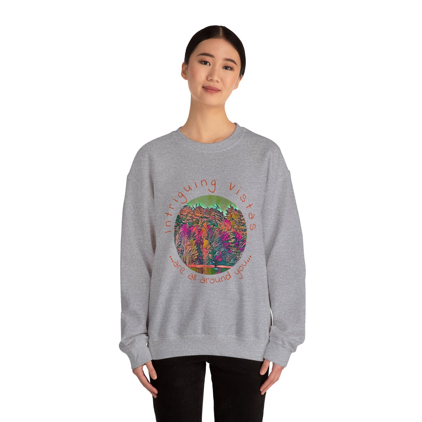 Gildan 18000 Unisex Adult Heavy Blend Crewneck Sweatshirt from the Scenery Series at Intriguing Vistas