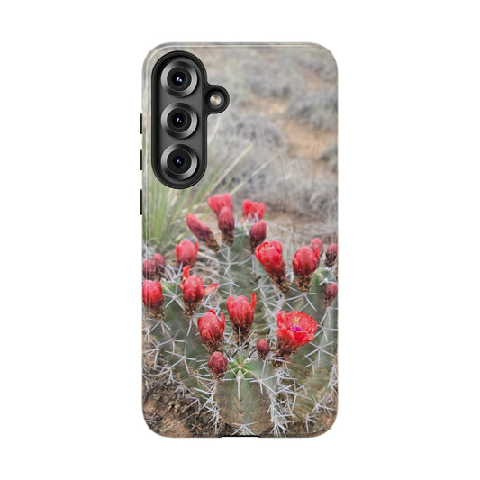 Samsung S10 - S25 Cactus Floral Tough Phone Case - Durable and Stylish Protection