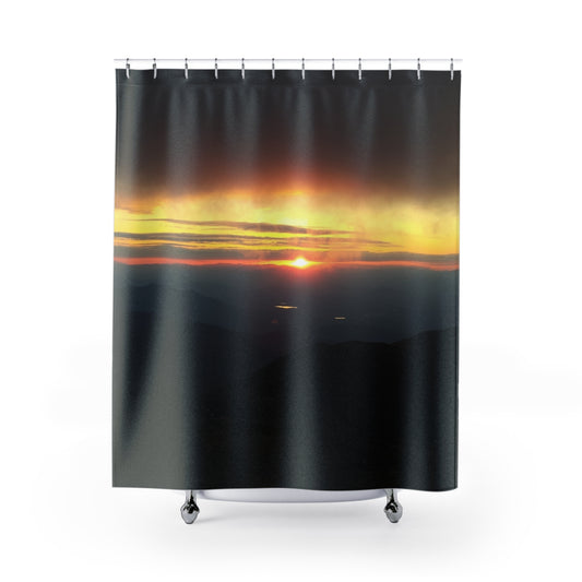 Mt Washington Sunset Shower Curtain - Stunning Design for Bathrooms That Make A Statement