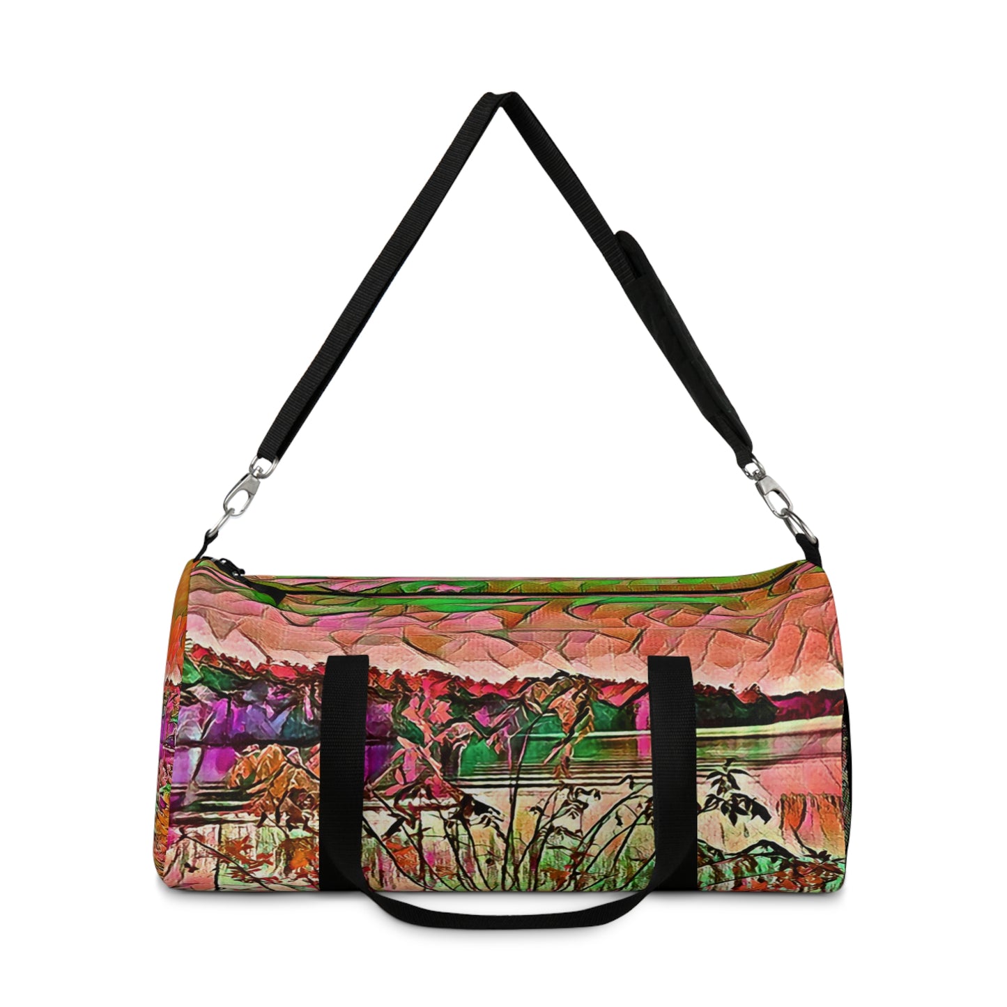 Custom Duffel Bag available in two sizes from the Scenery Series at Intriguing Vistas