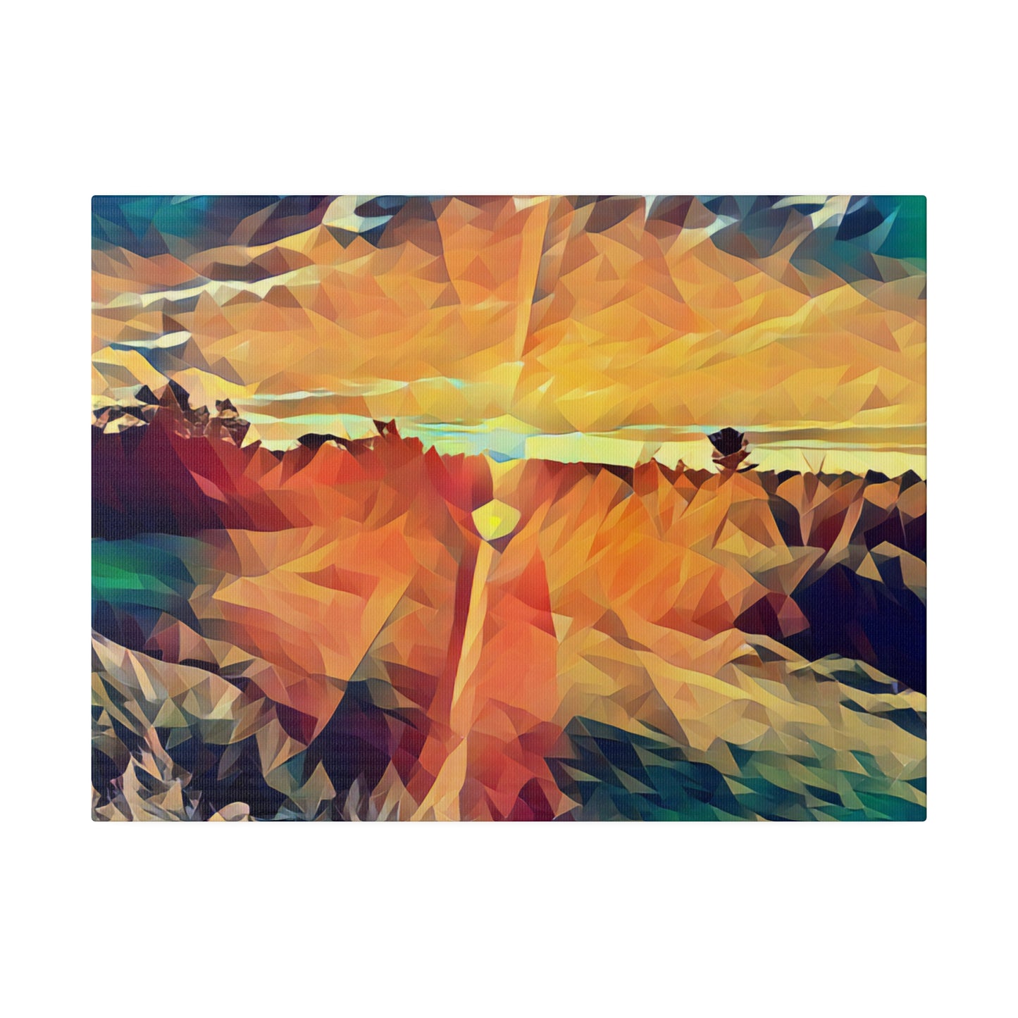 Canvas Art Print in Multiple Landscape Sizes from the Sunset Series at Intriguing Vistas