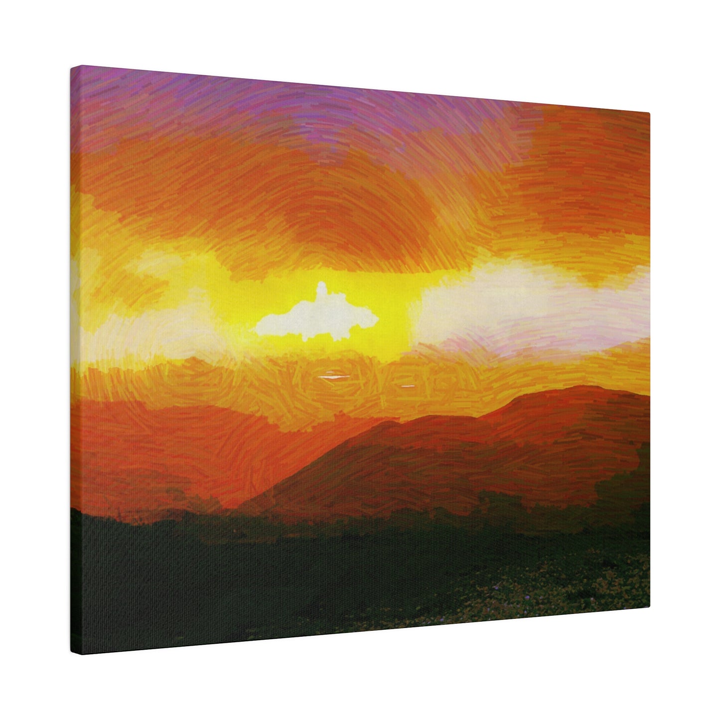 Canvas Print in Multiple Landscape Sizes from the Sunset Series at Intriguing Vistas