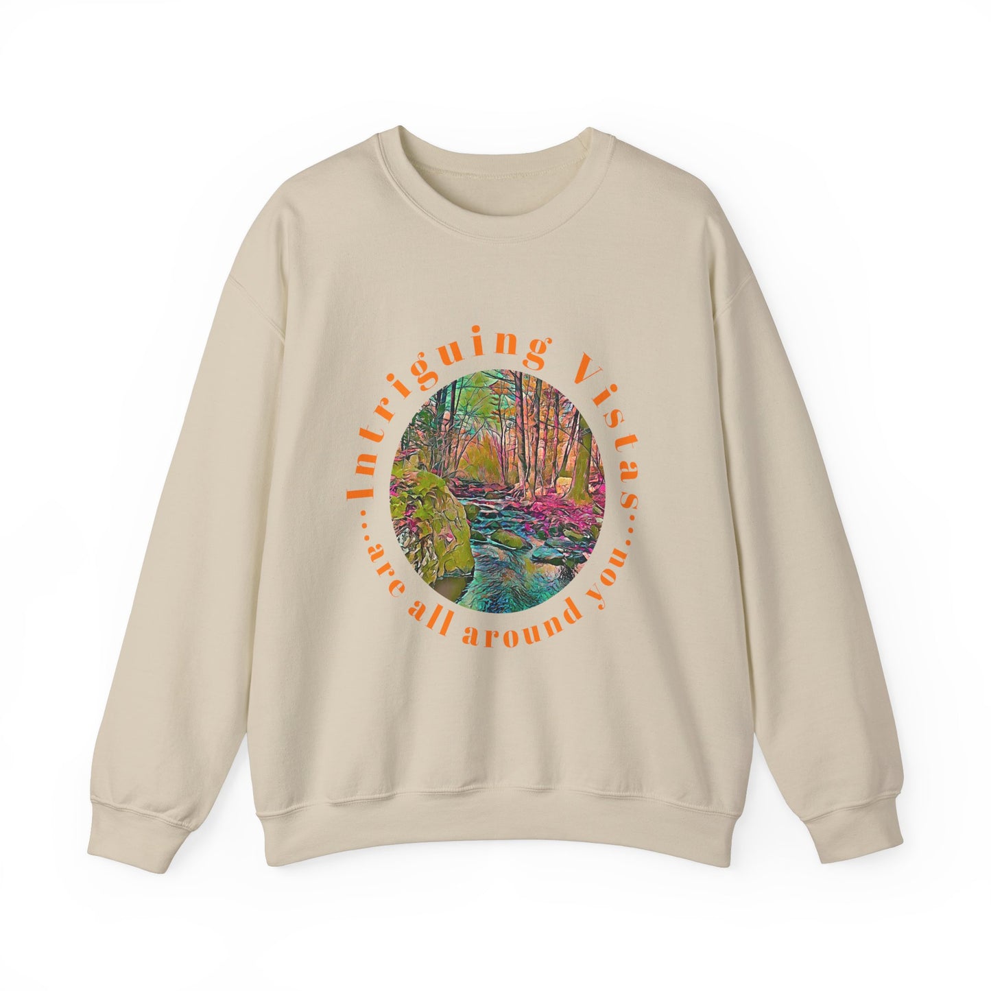 Gildan 18000 Unisex Adult Heavy Blend Crewneck Sweatshirt Available in Multiple Colors from the Scenery Series at Intriguing Vistas