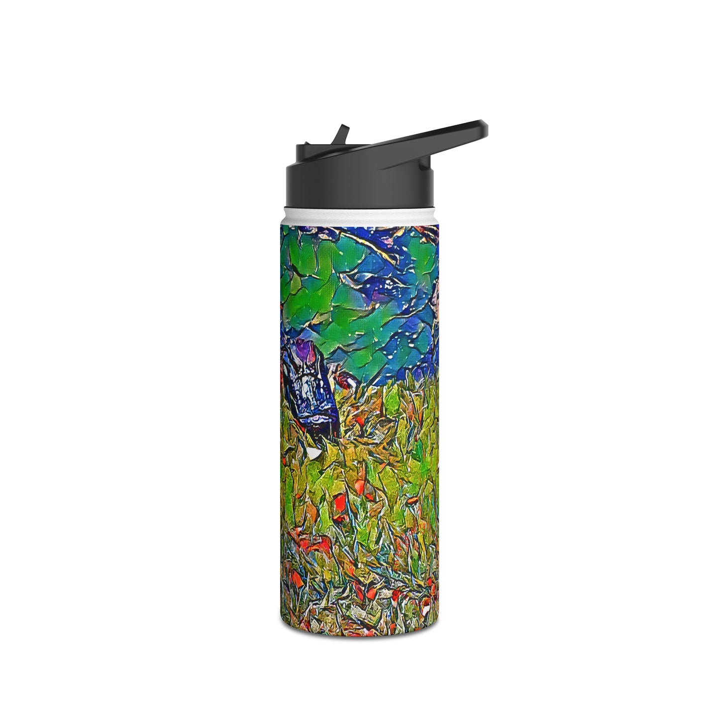 Intriguing Vistas™ Wildlife Series Stainless Steel Water Bottle, Standard Lid