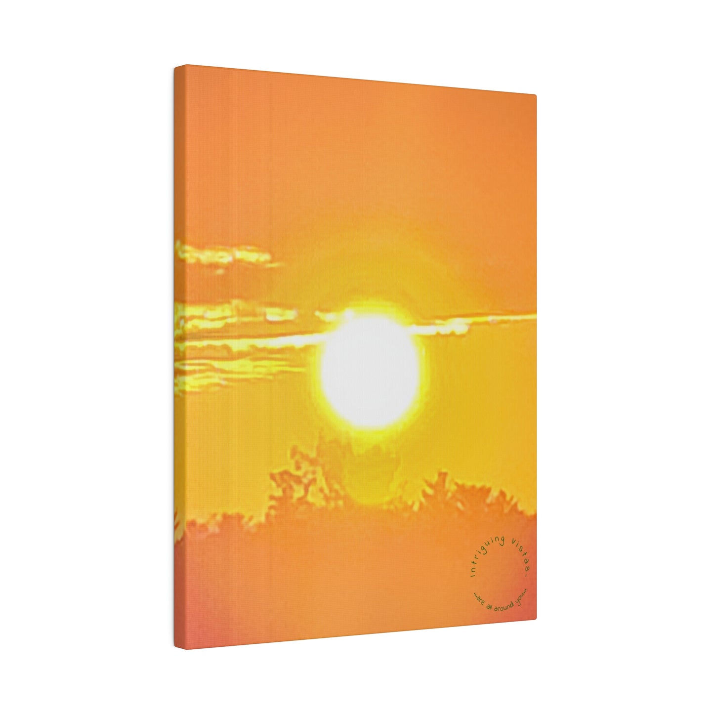 Intriguing Vistas™ Sunset Series Matte Canvas Print in 12 Portrait Sizes!!