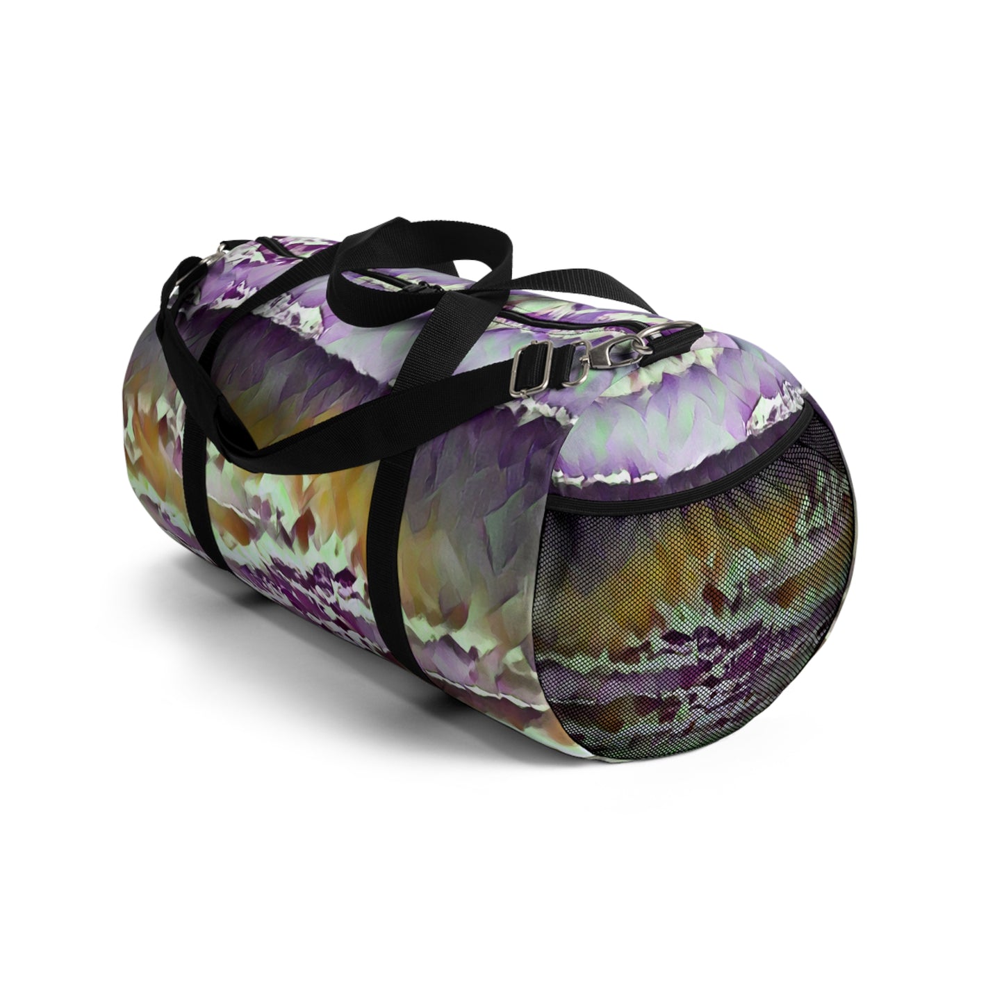 Custom Duffel Bag available in two sizes from the Night Sky Series at Intriguing Vistas