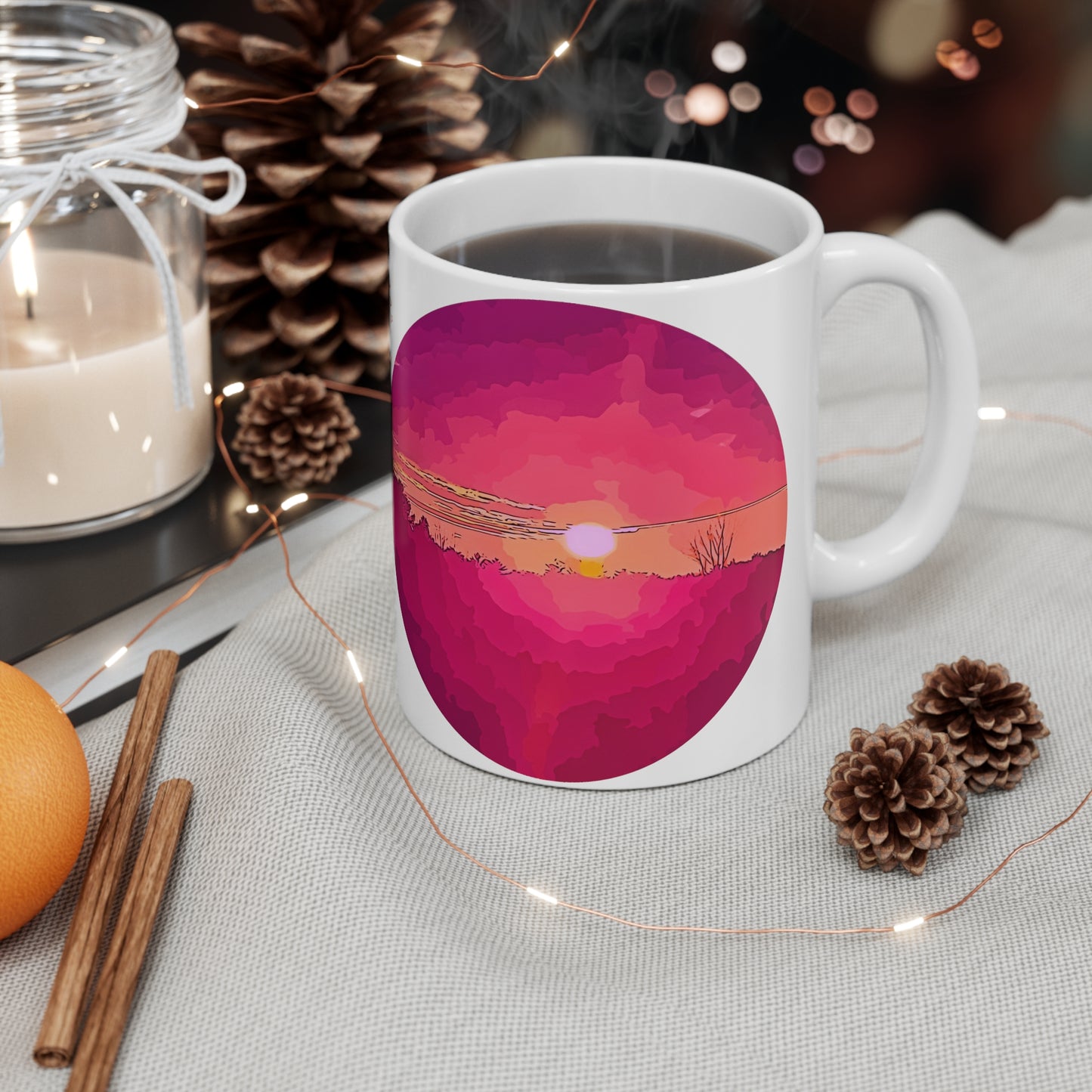 Intriguing Vistas™ Sunset Series Ceramic Mug 11oz