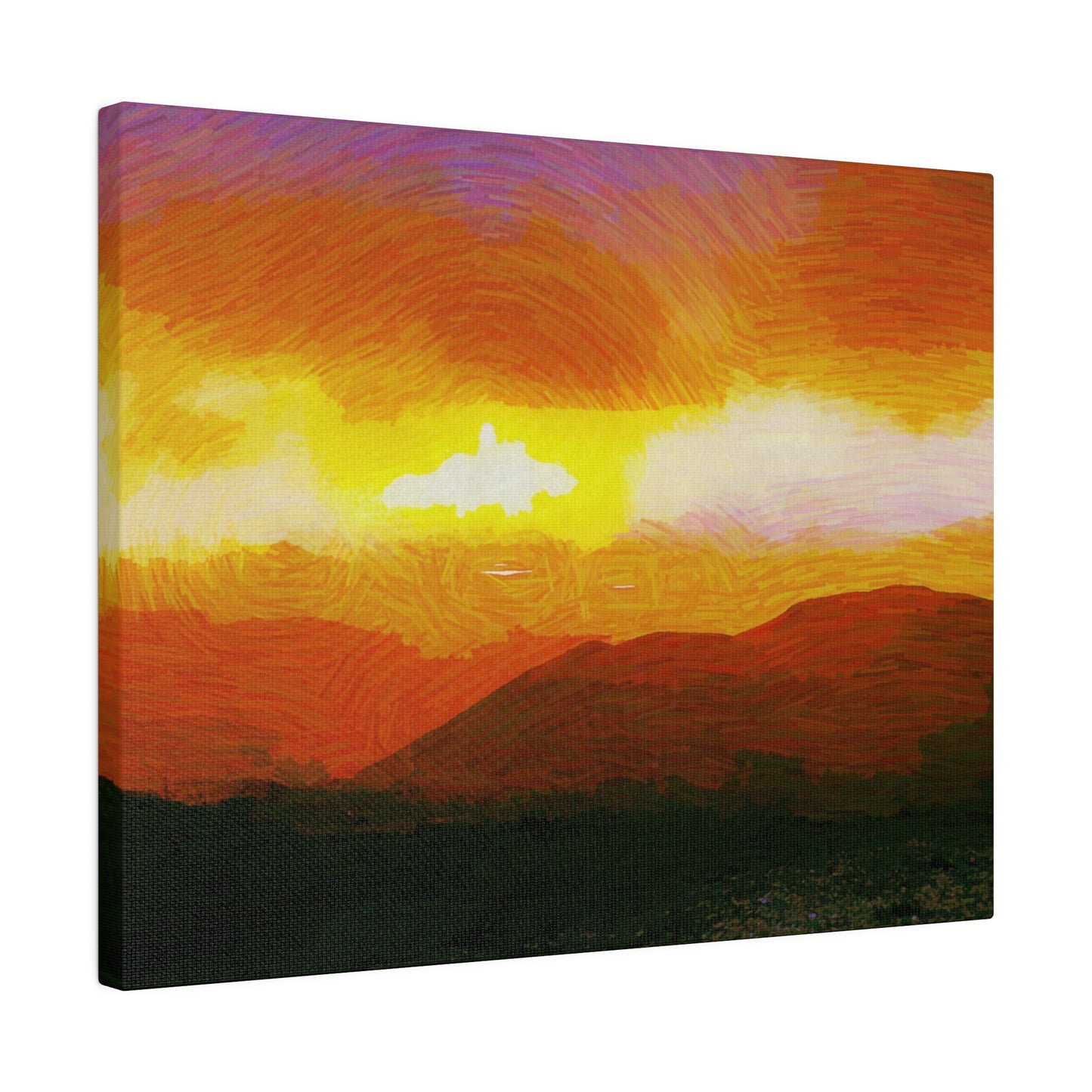 Canvas Print in Multiple Landscape Sizes from the Sunset Series at Intriguing Vistas