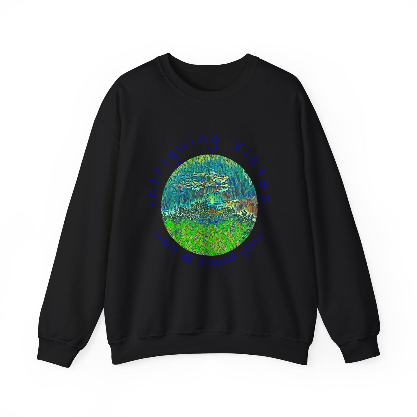 Gildan 18000 Unisex Adult Heavy Blend Crewneck Sweatshirt from the Night Sky Series at Intriguing Vistas