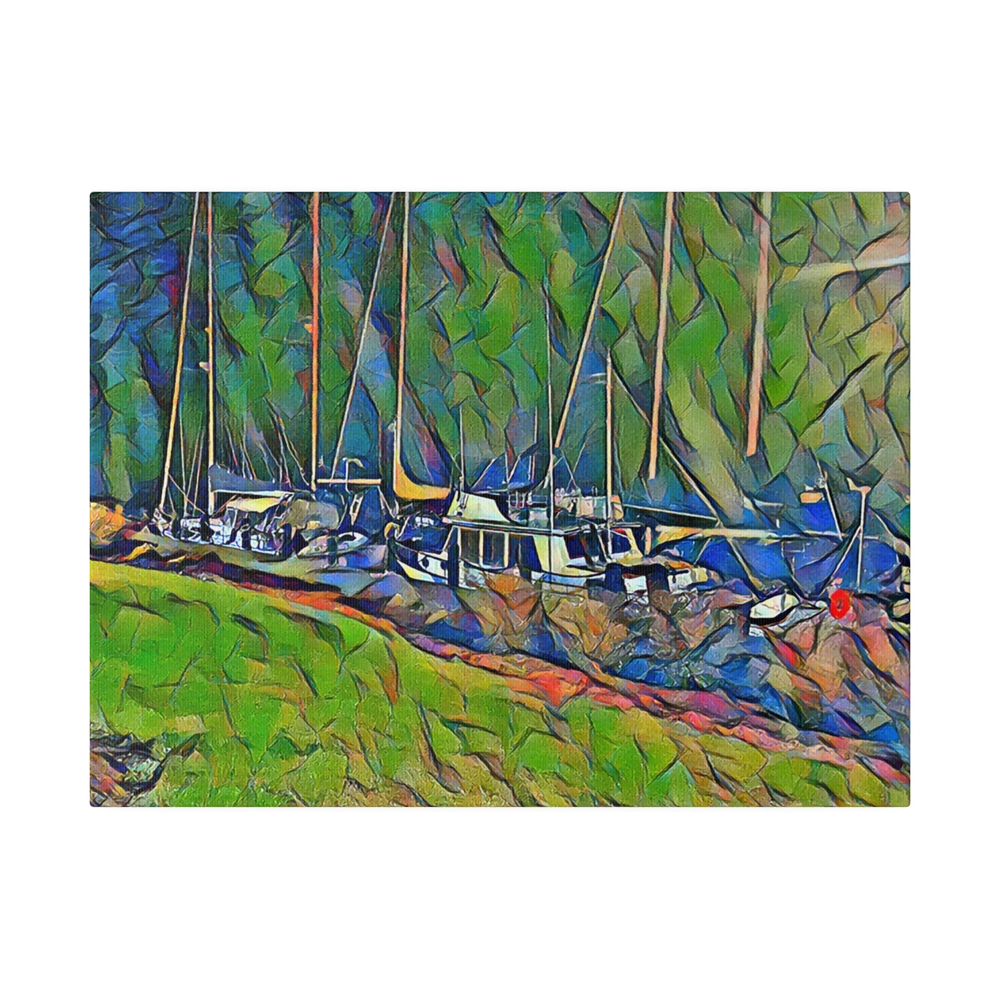 Canvas Art Print in Multiple Landscape Sizes from the Nautical Series at Intriguing Vistas