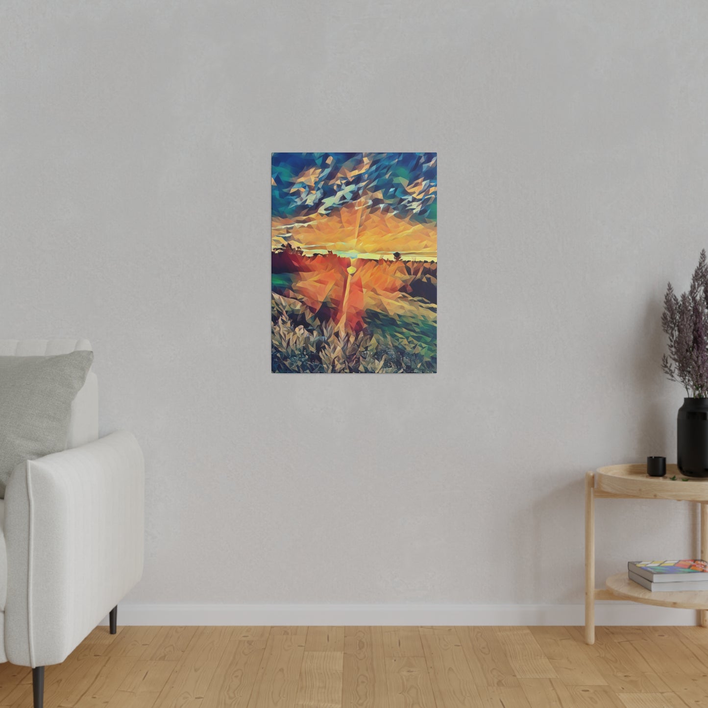 Canvas Print in Multiple Portrait Sizes from the Sunset Series at Intriguing Vistas