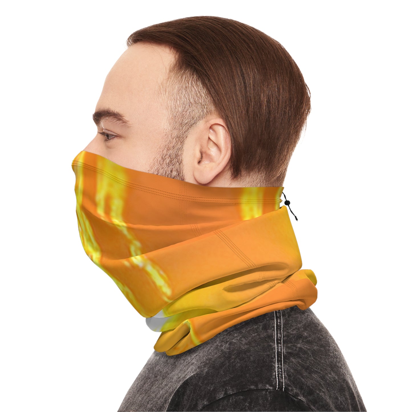 Custom Unisex Adult Winter Neck Gaiter With Drawstring From The Sunset Series At Intriguing Vistas