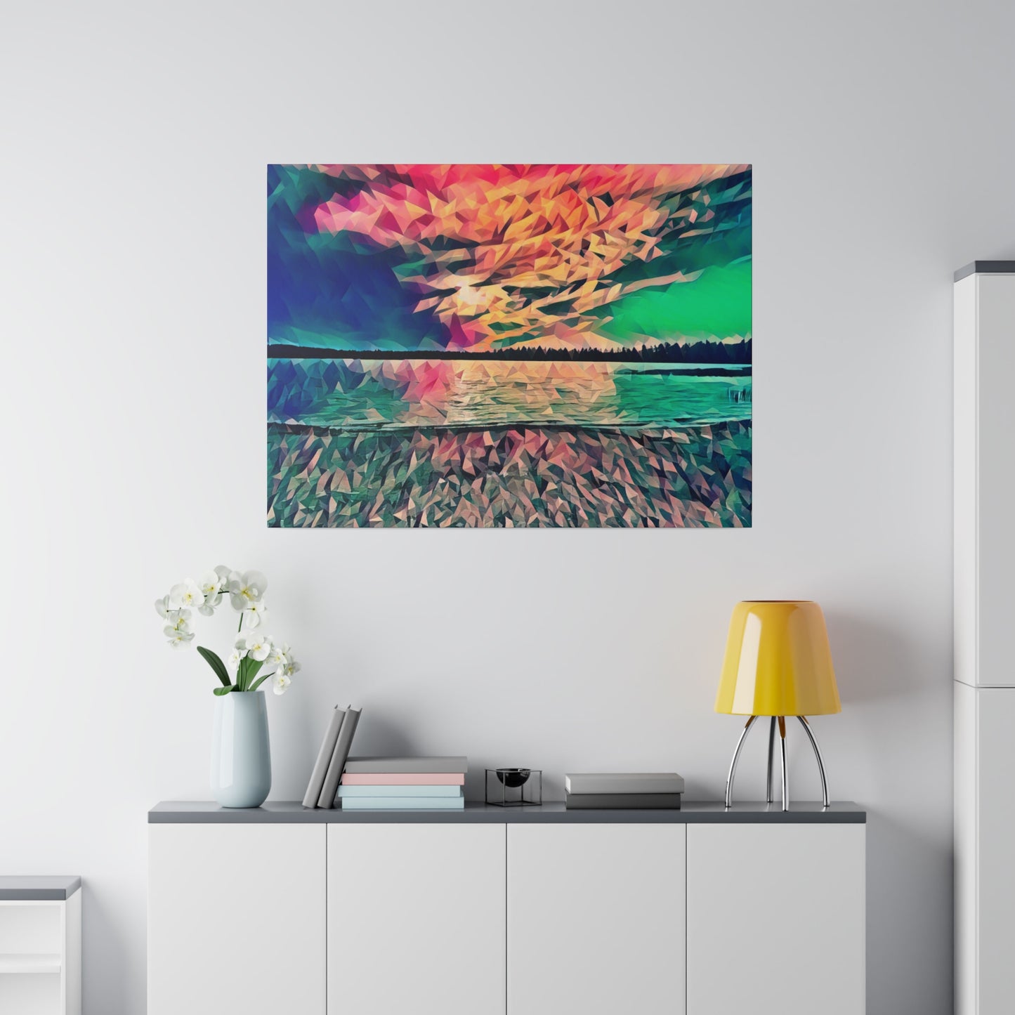 Canvas Art Print in Multiple Landscape Sizes from the Sunset Series at Intriguing Vistas