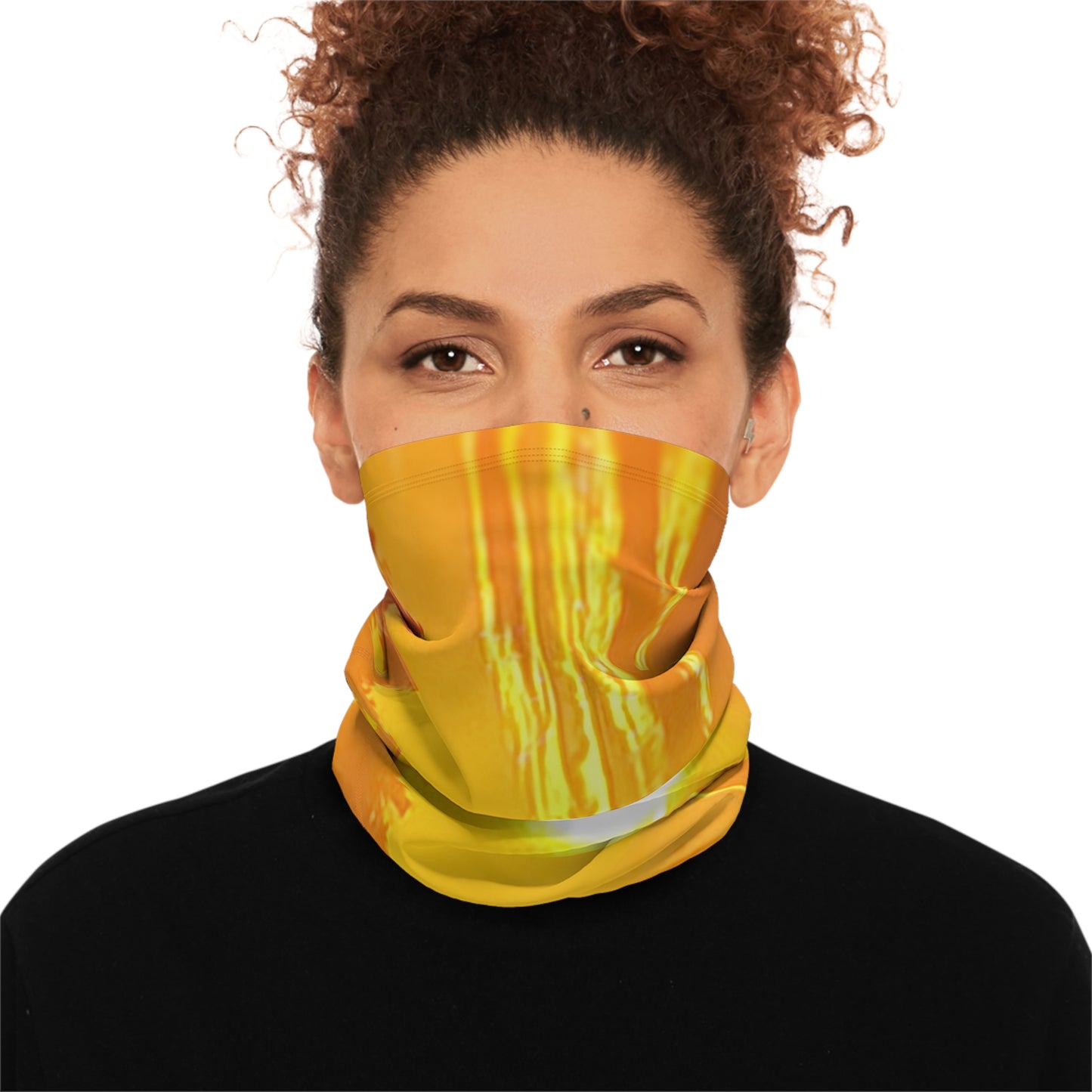 Custom Unisex Adult Winter Neck Gaiter With Drawstring From The Sunset Series At Intriguing Vistas