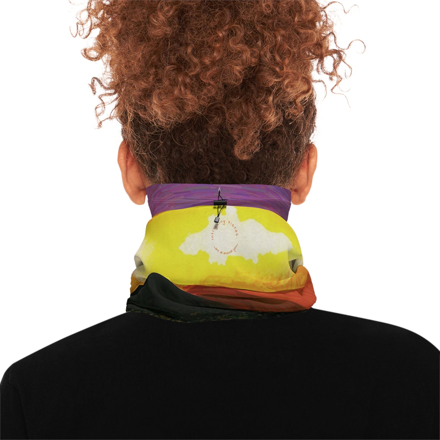 Intriguing Vistas™ Sunset Series Winter Neck Gaiter With Drawstring